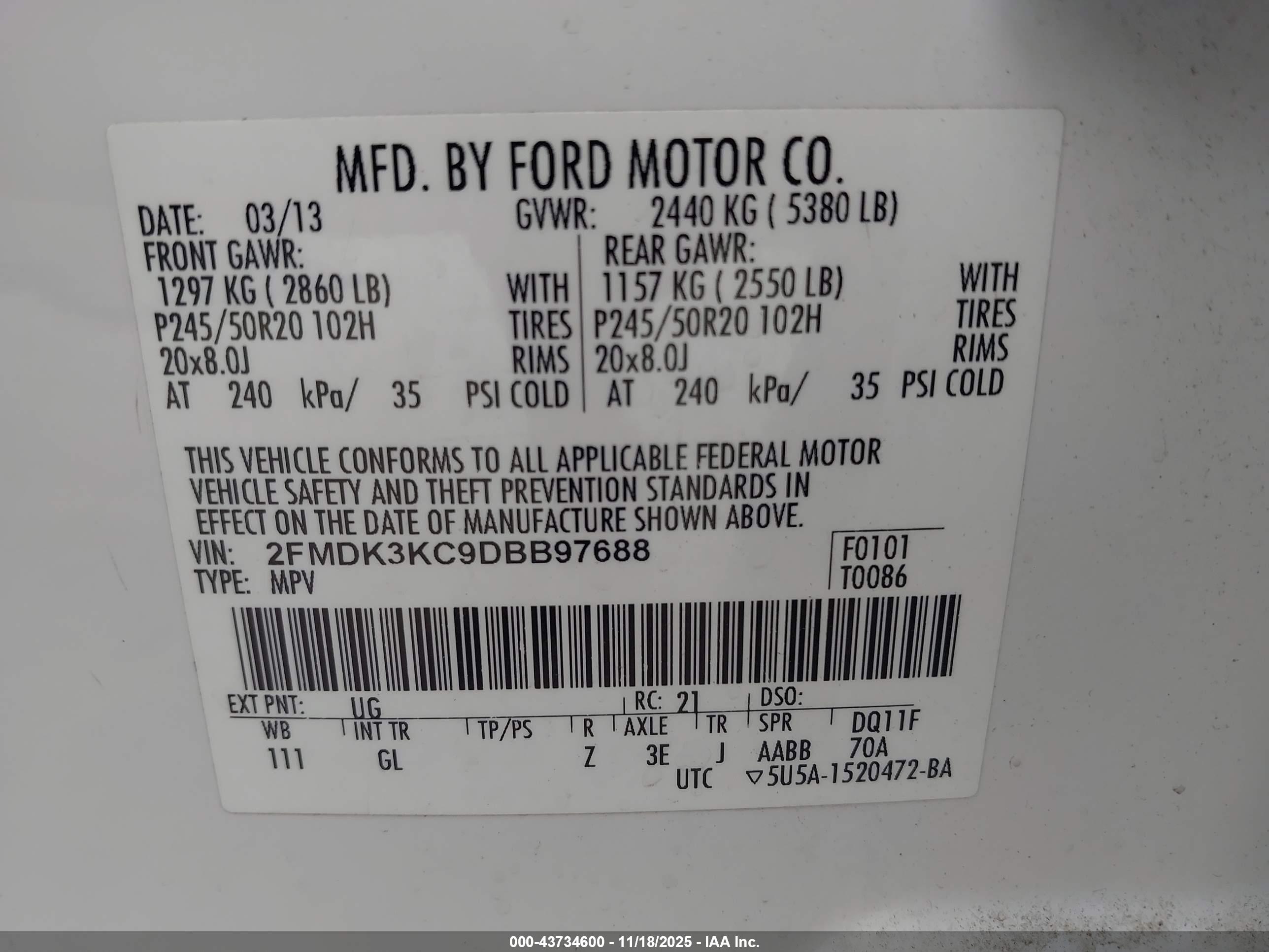 FORD EDGE image 9