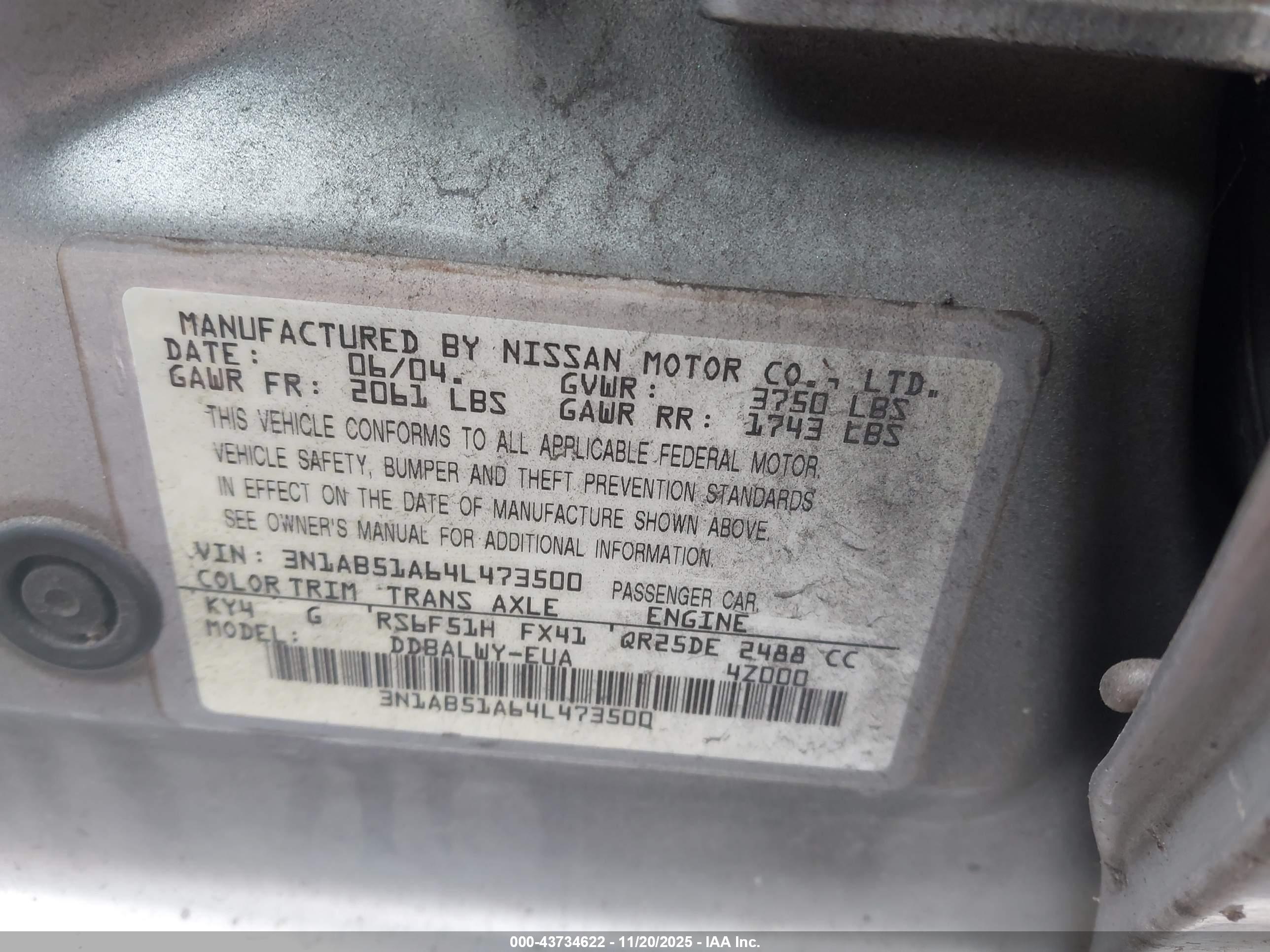 NISSAN SENTRA image 9
