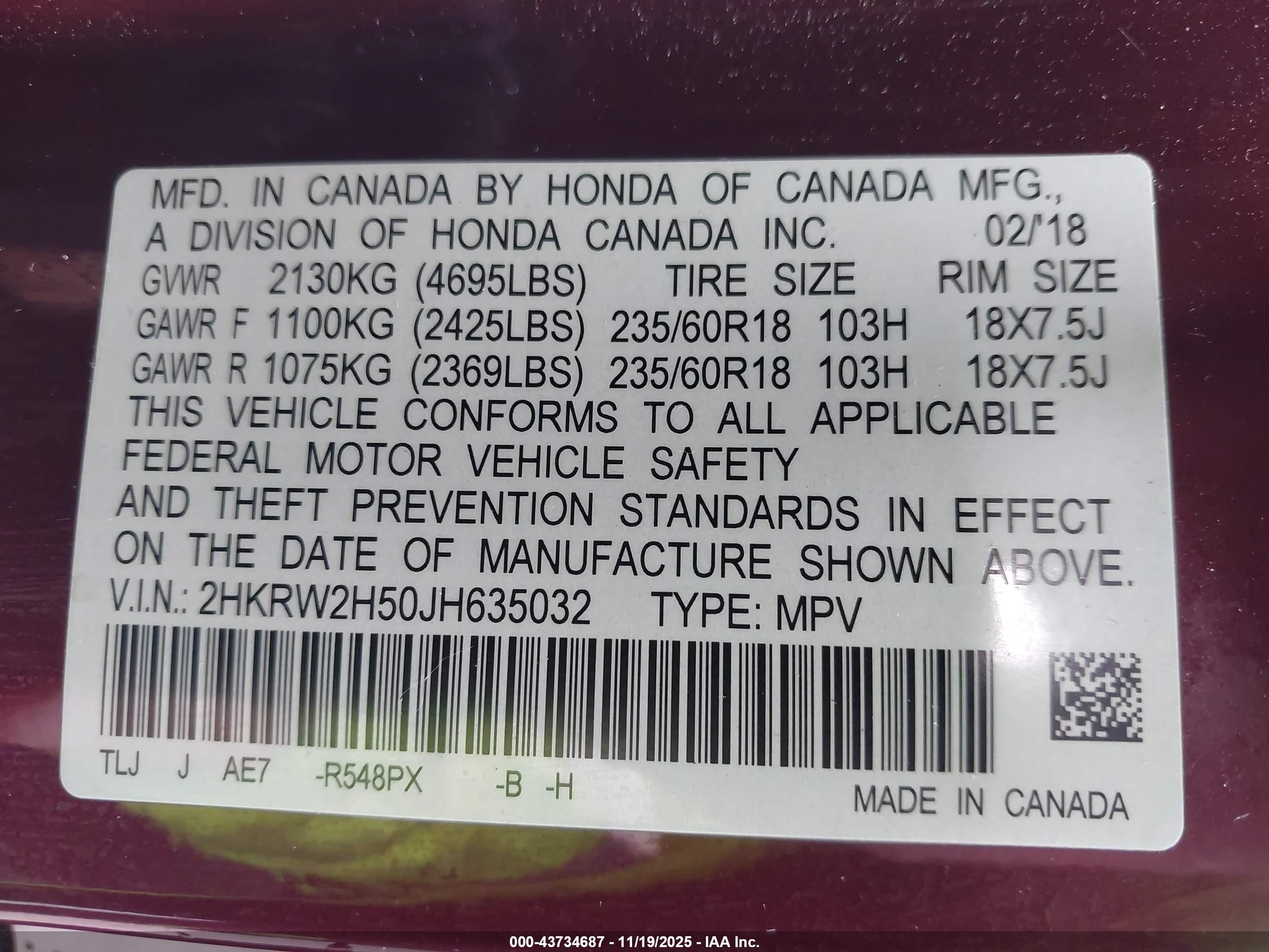 HONDA CR-V image 9