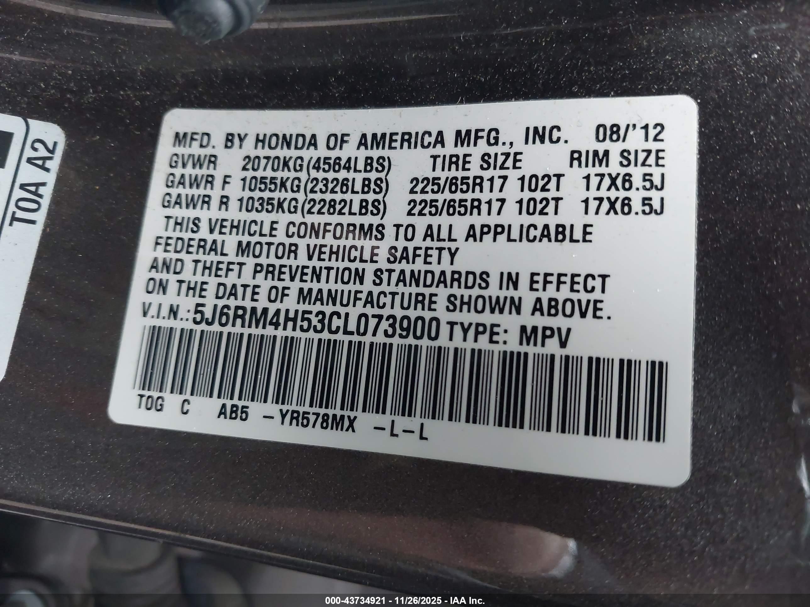 HONDA CR-V image 9