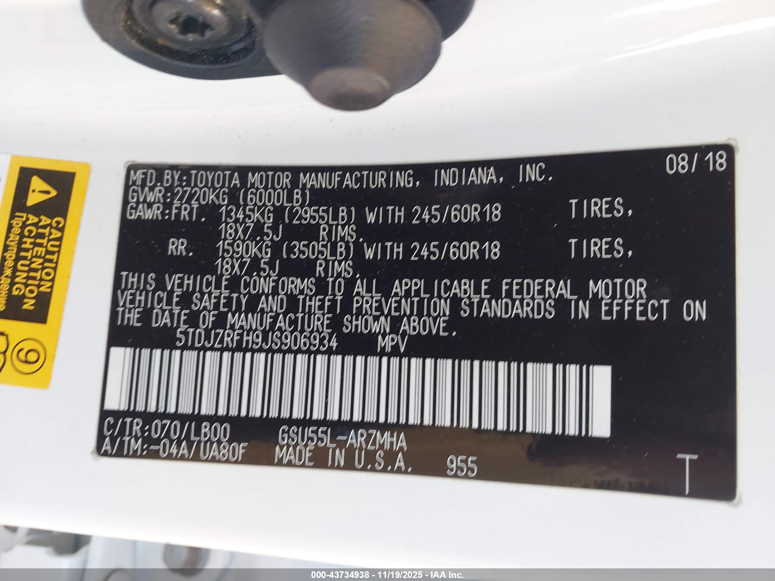 TOYOTA HIGHLANDER image 9