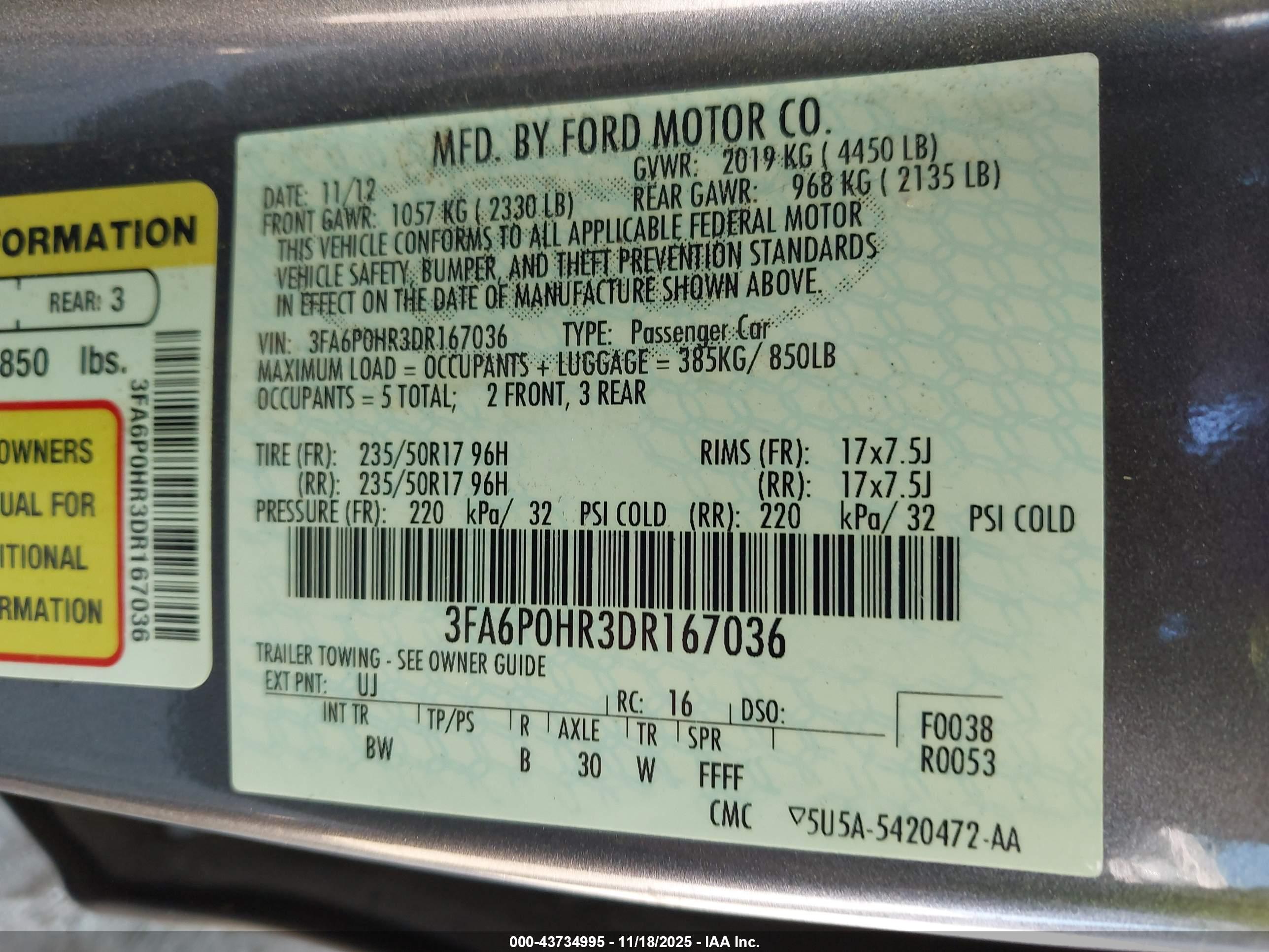 FORD FUSION image 9