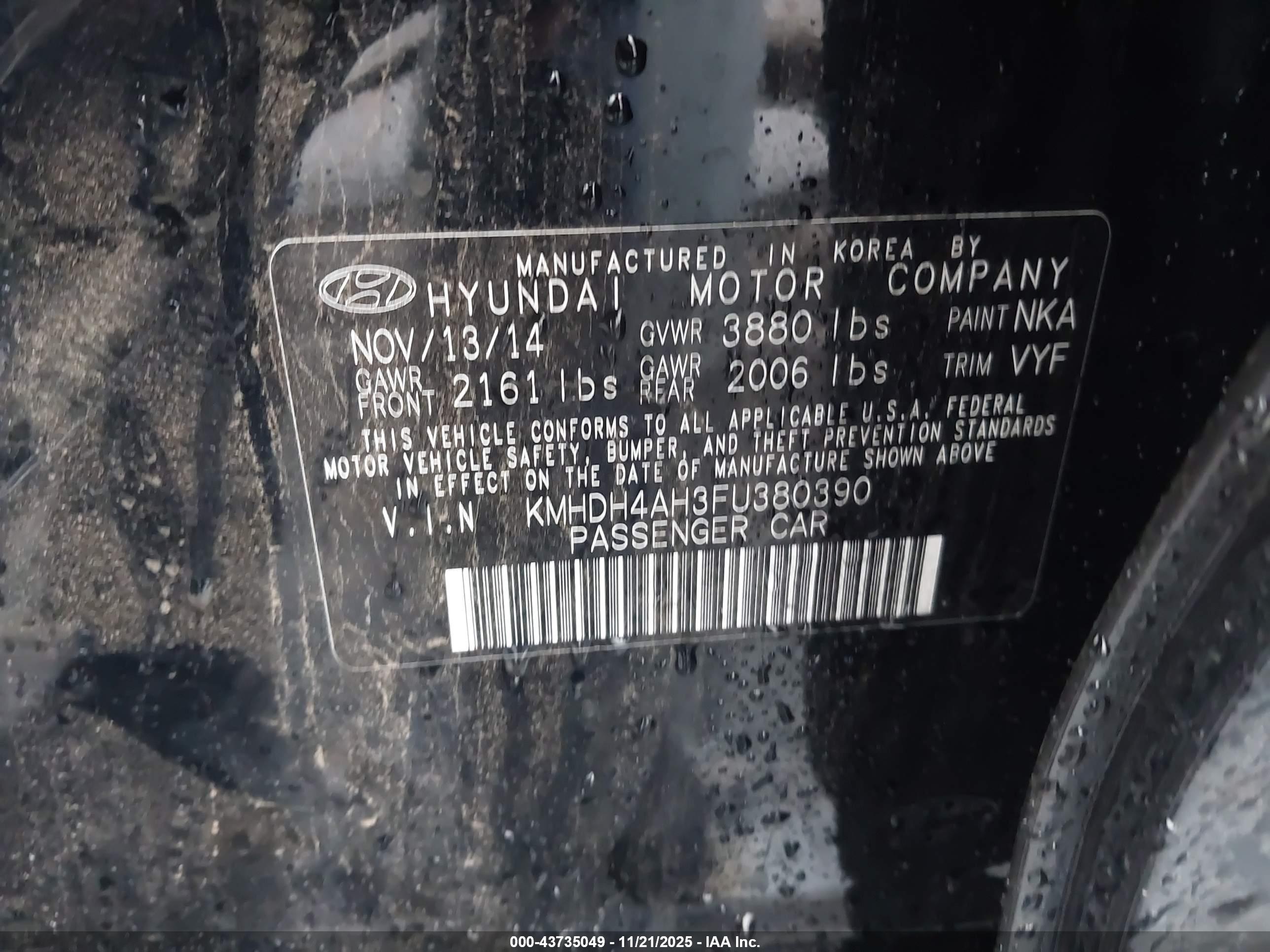 HYUNDAI ELANTRA image 9