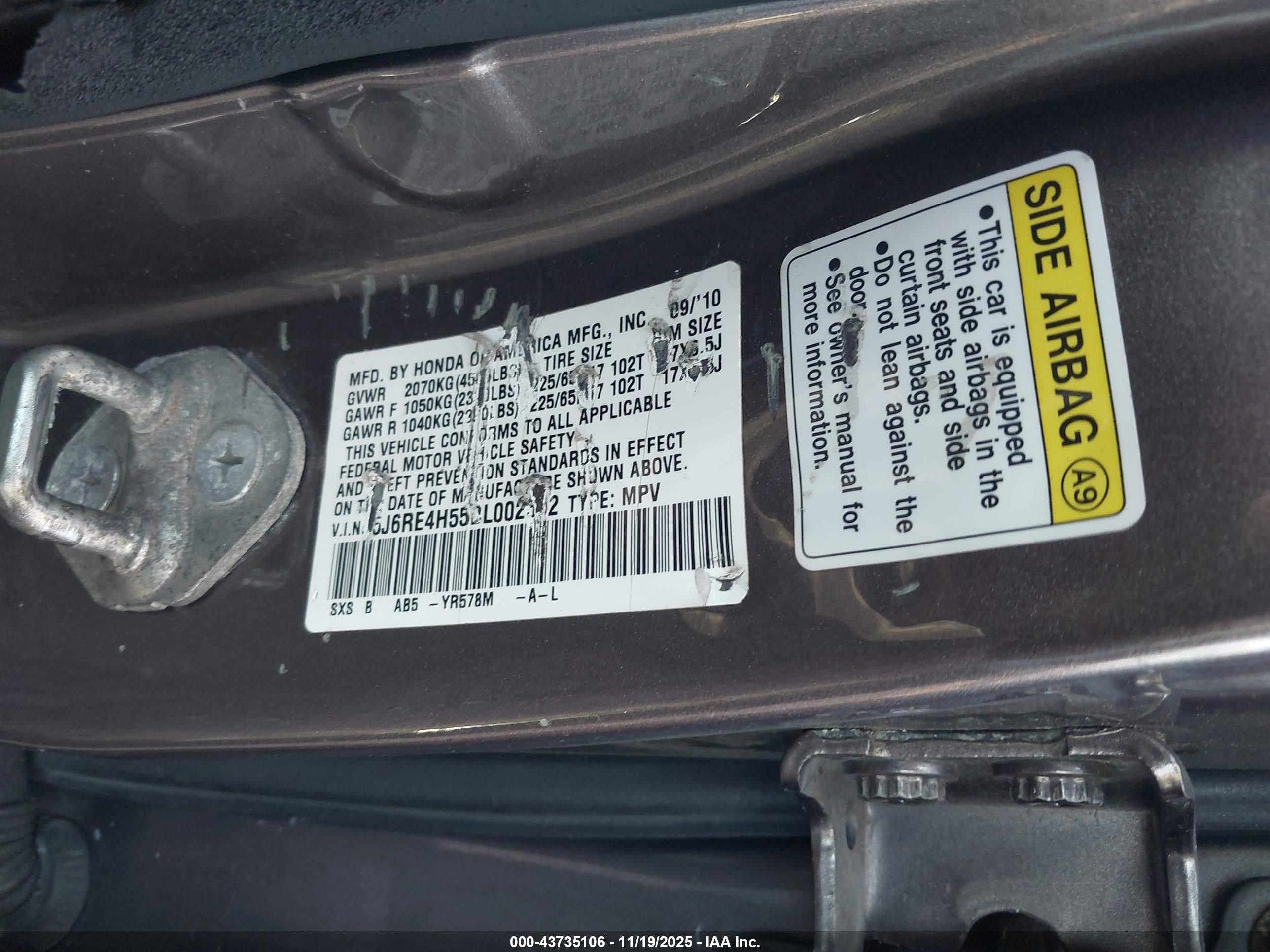 HONDA CR-V image 9