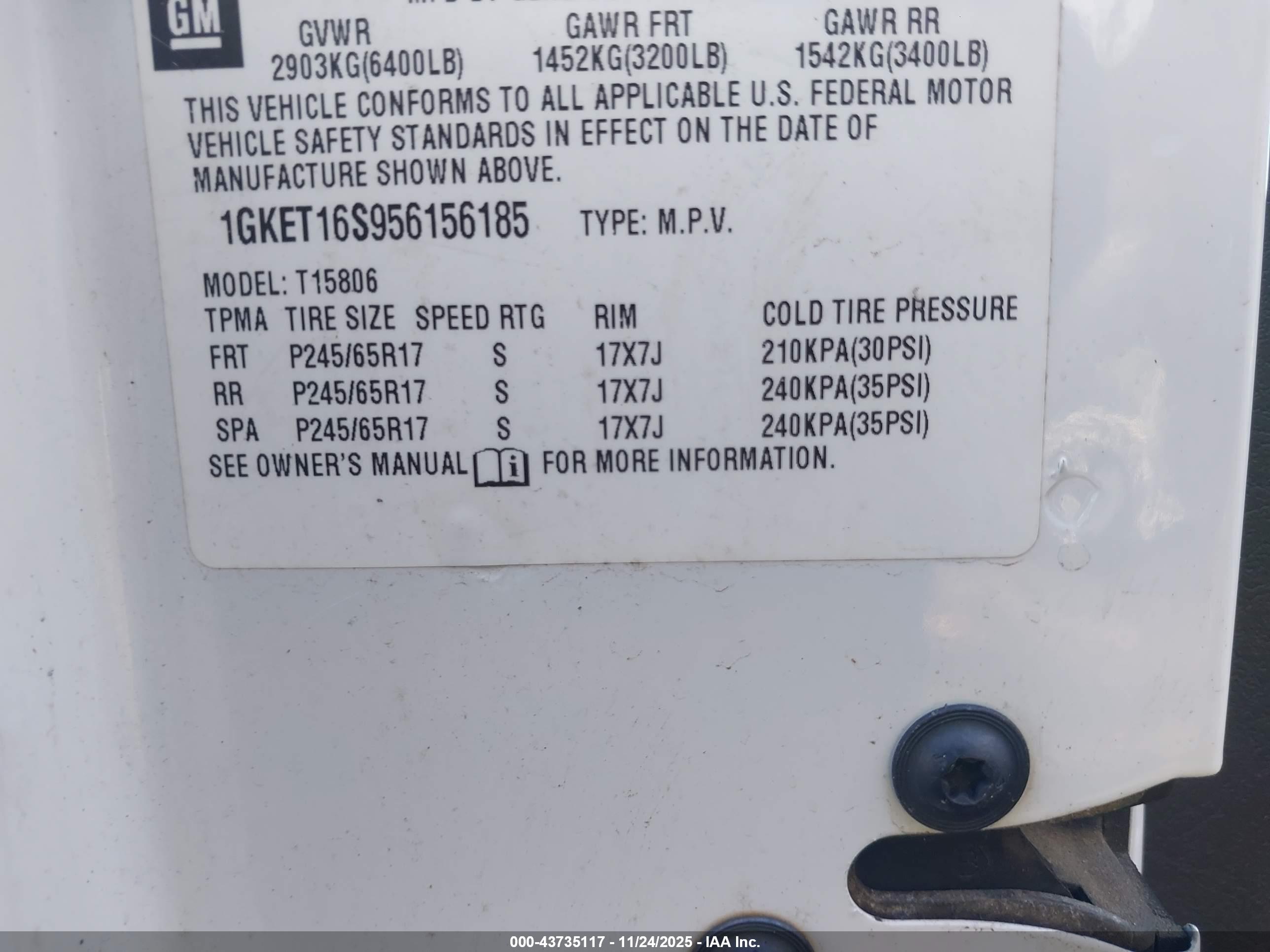 GMC ENVOY image 9