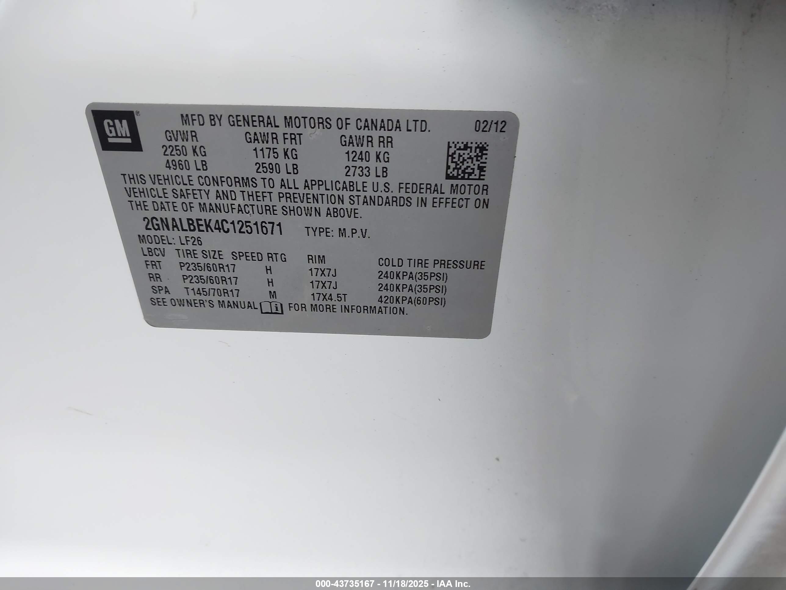 CHEVROLET EQUINOX image 9