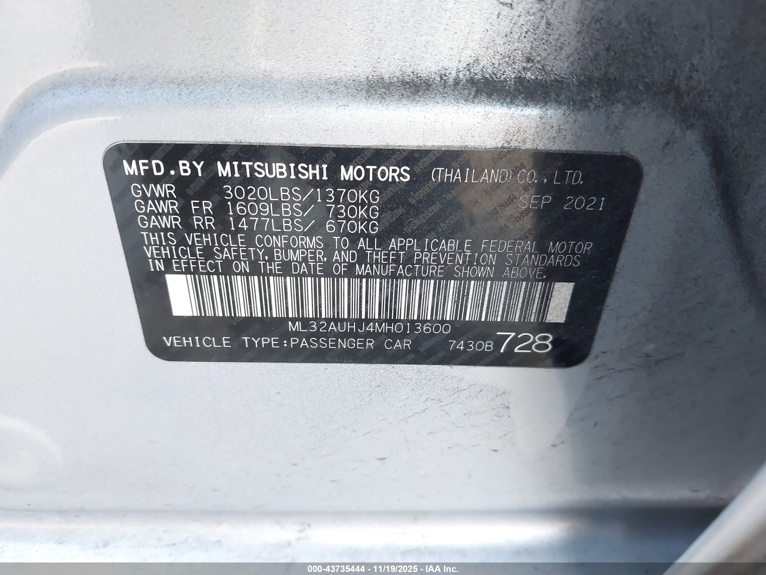 MITSUBISHI MIRAGE image 9