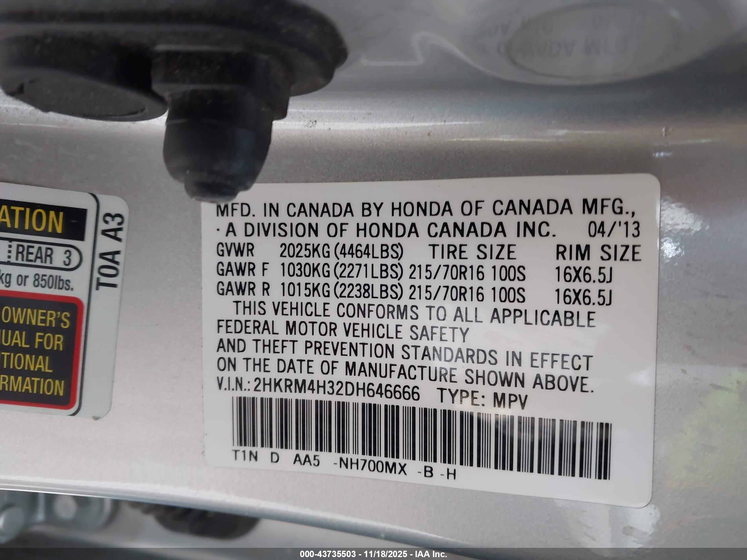 HONDA CR-V image 9
