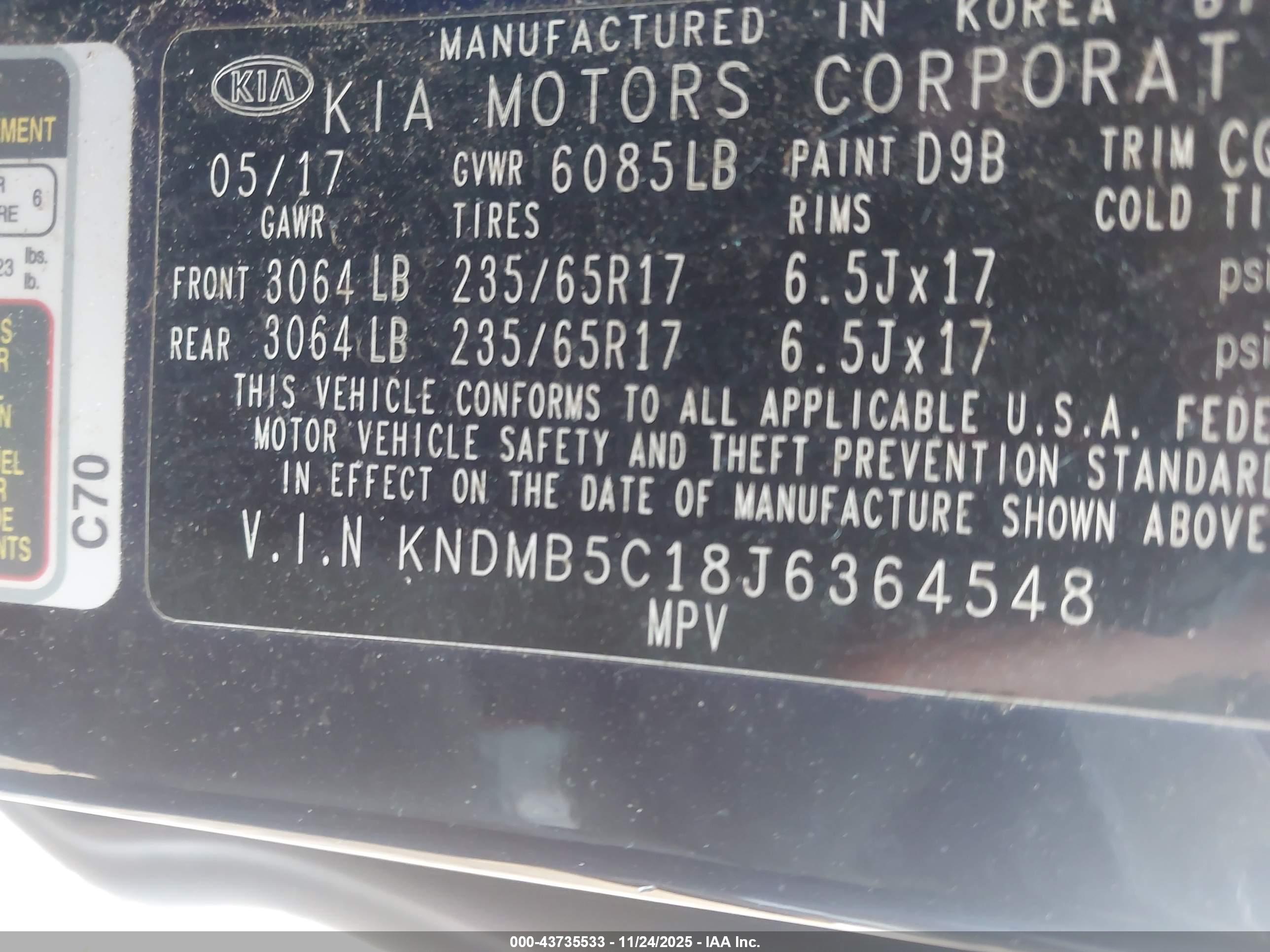 KIA SEDONA image 9