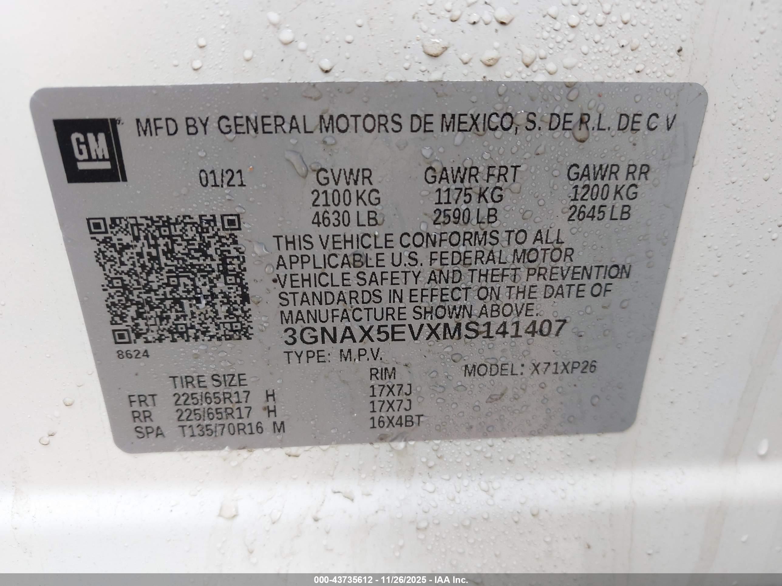 CHEVROLET EQUINOX image 9