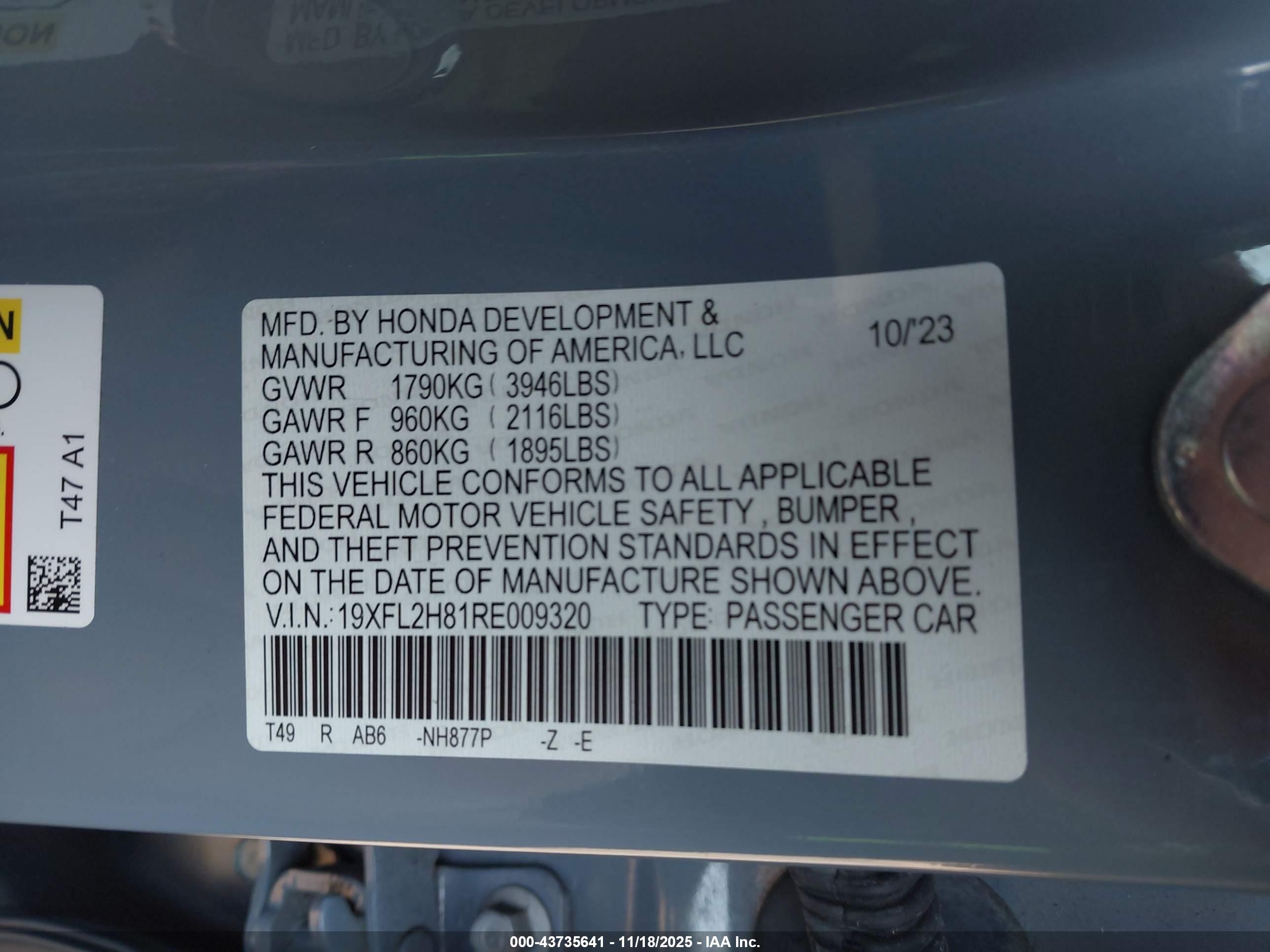 HONDA CIVIC image 9