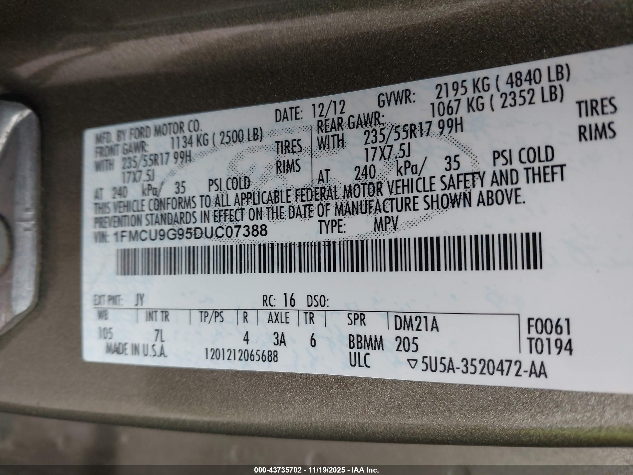 FORD ESCAPE image 9