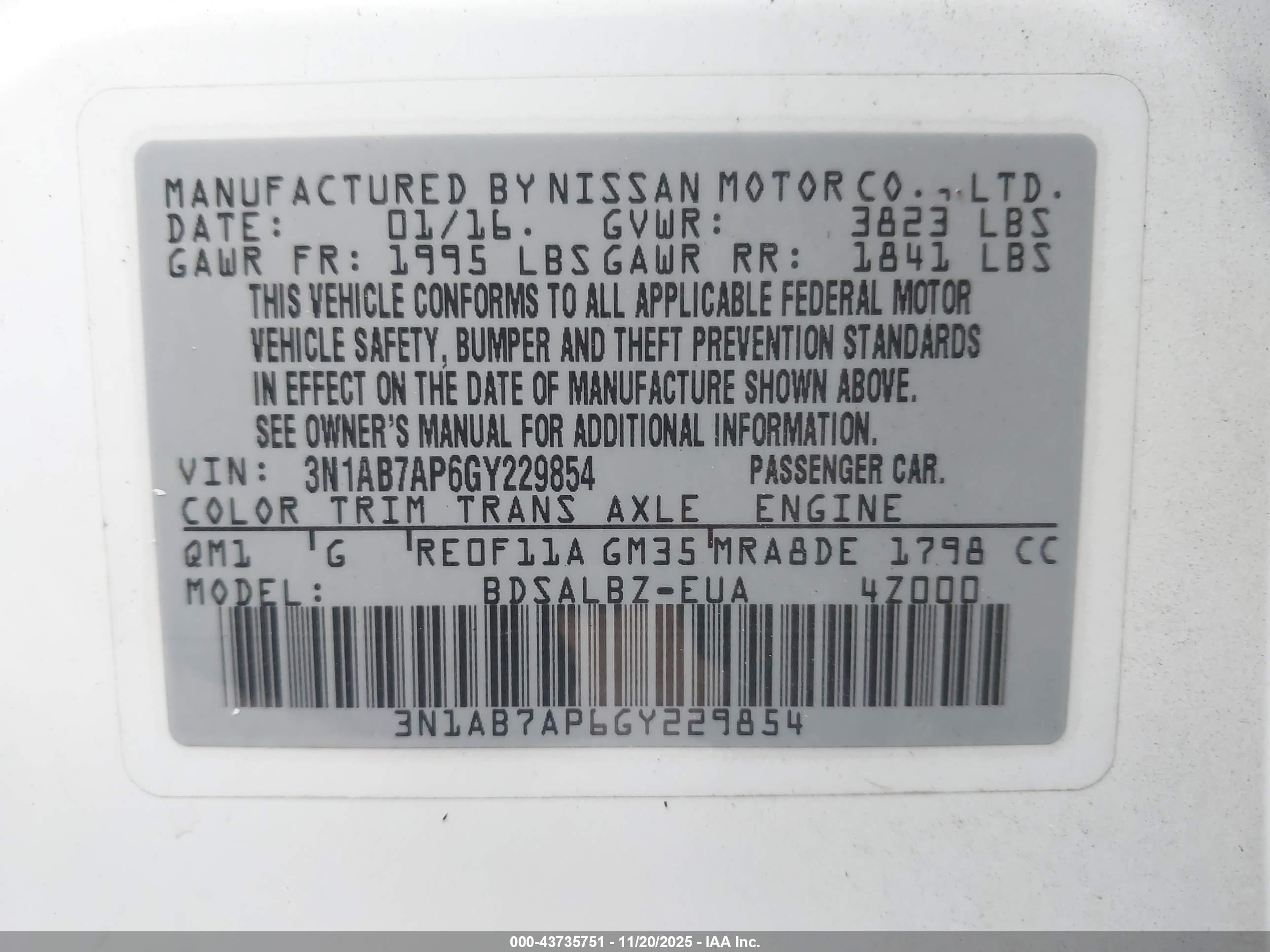 NISSAN SENTRA image 9