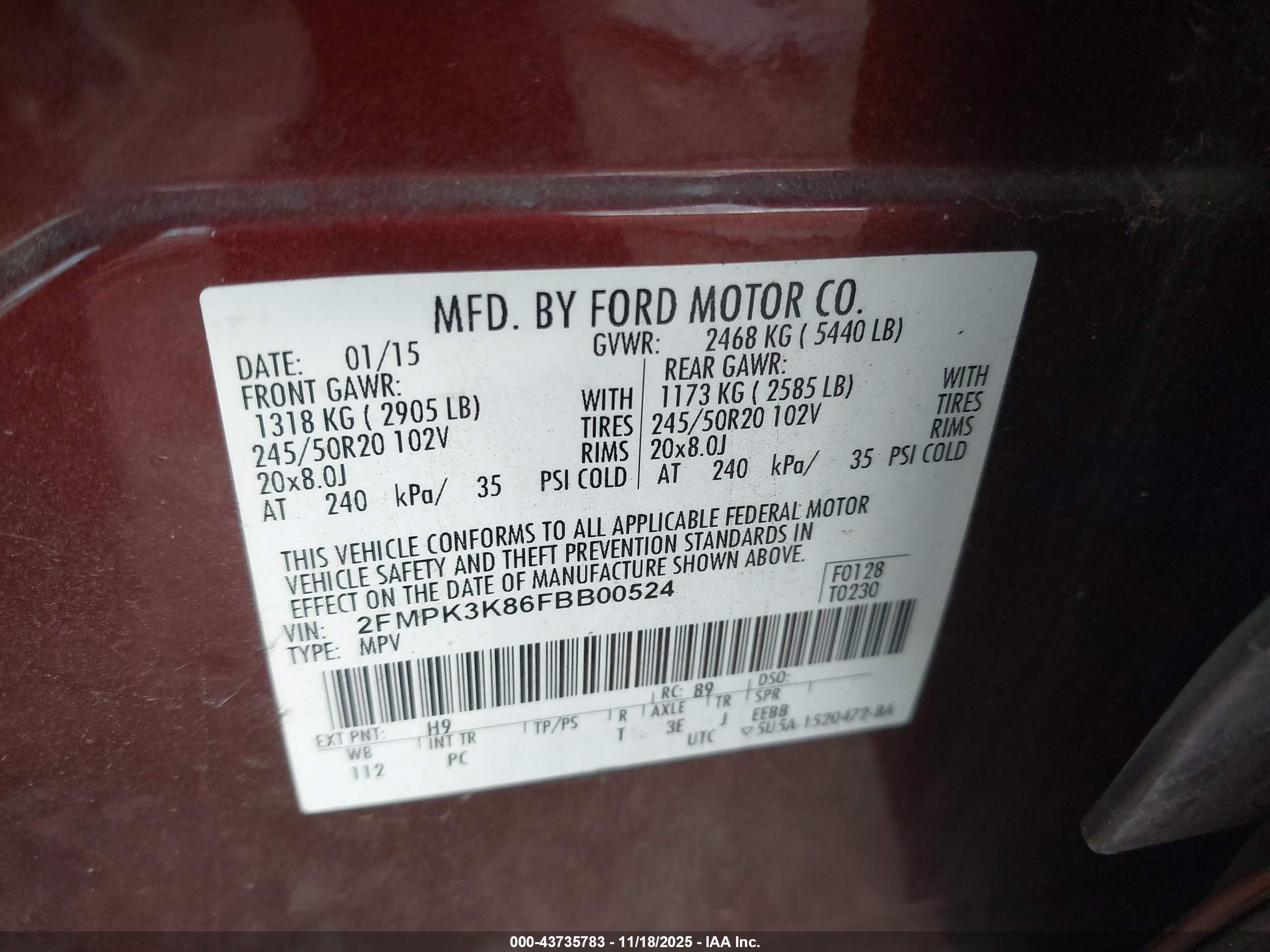 FORD EDGE image 9