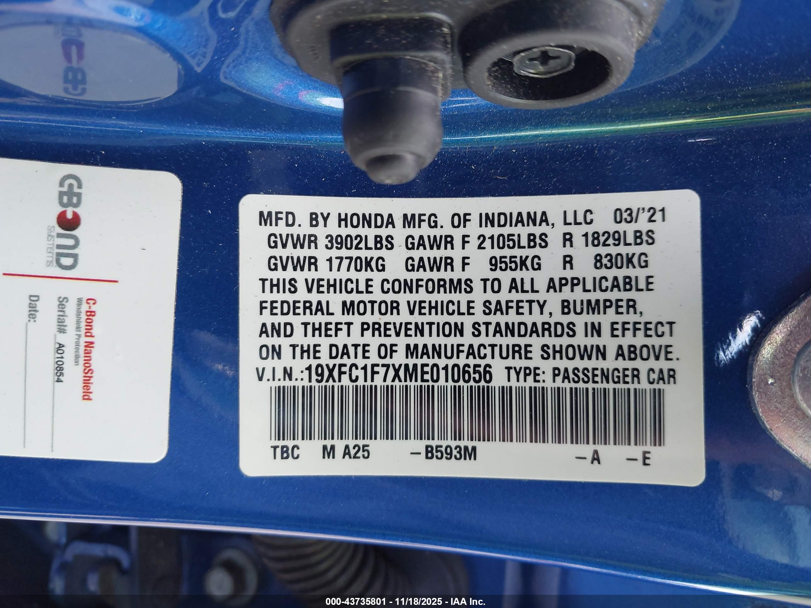 HONDA CIVIC image 9