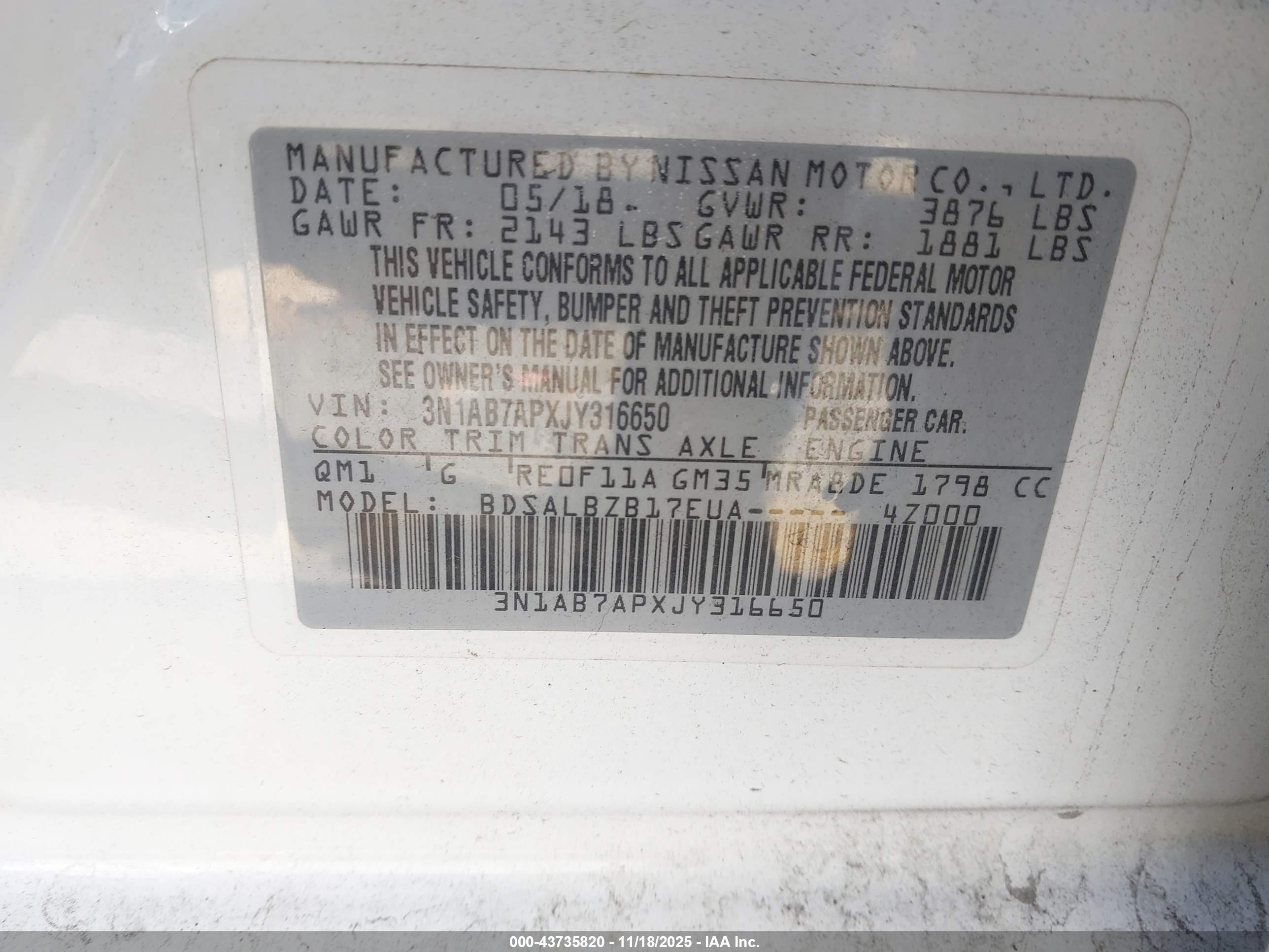 NISSAN SENTRA image 9
