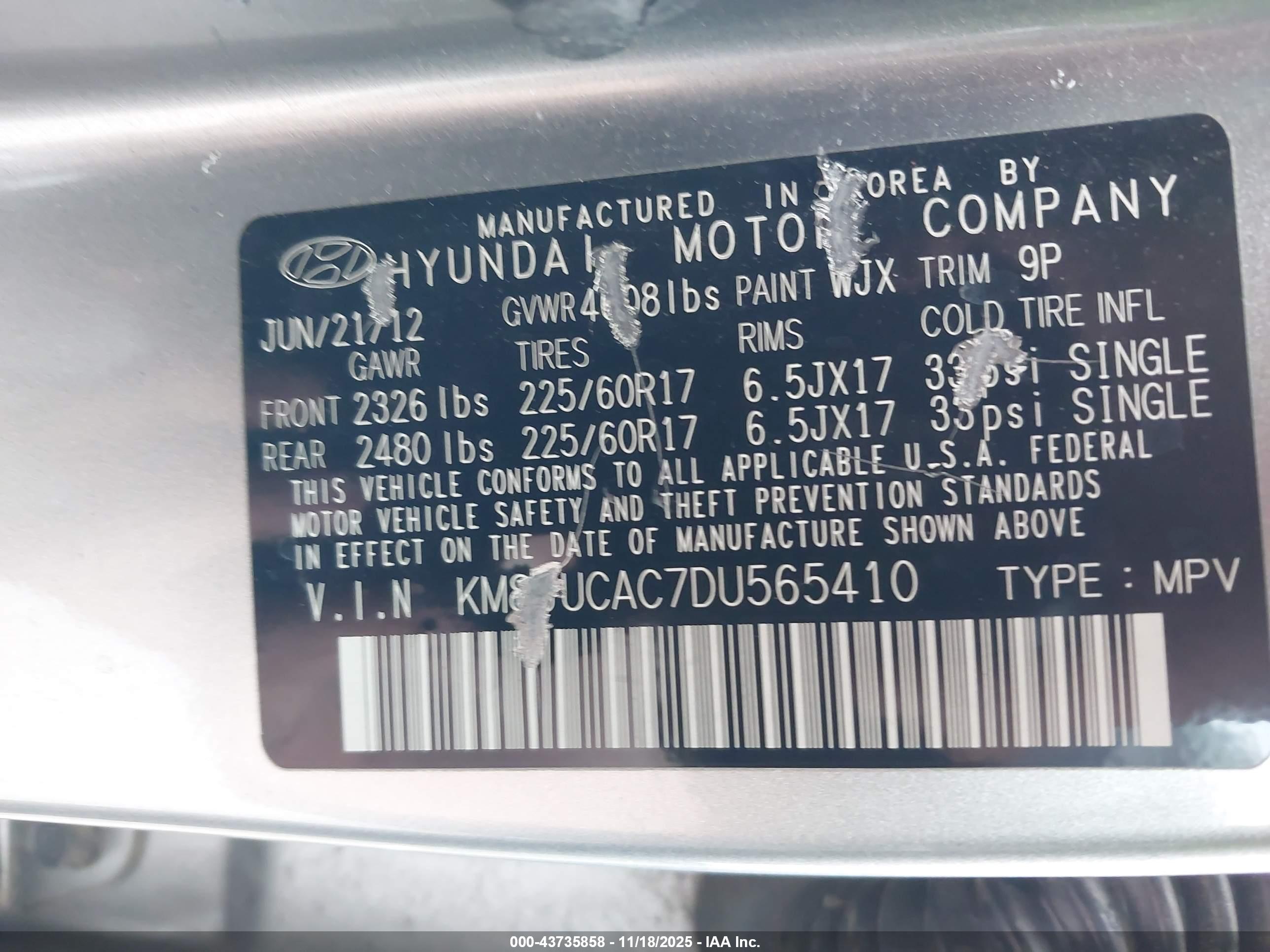 HYUNDAI TUCSON image 9