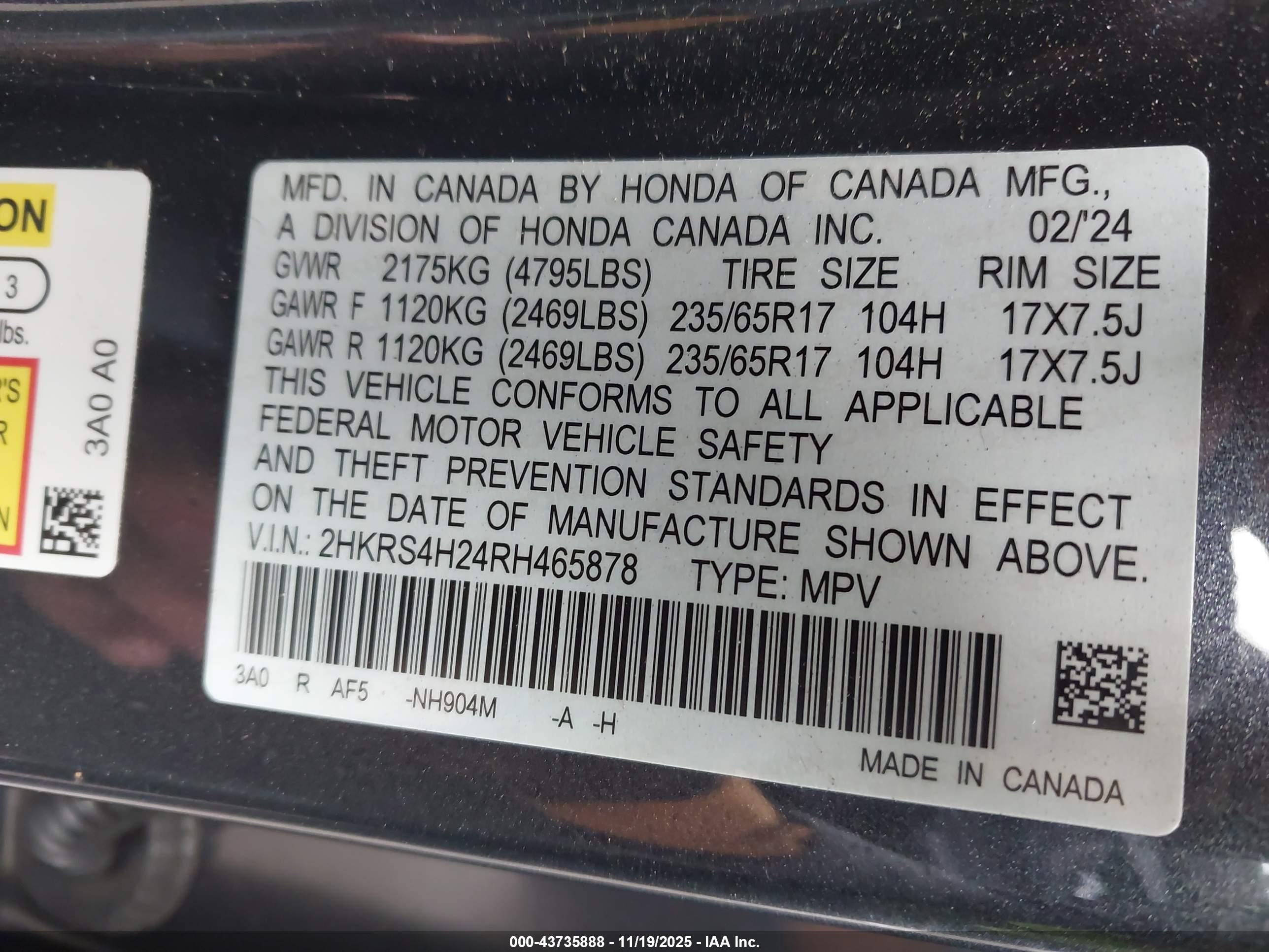 HONDA CR-V image 9