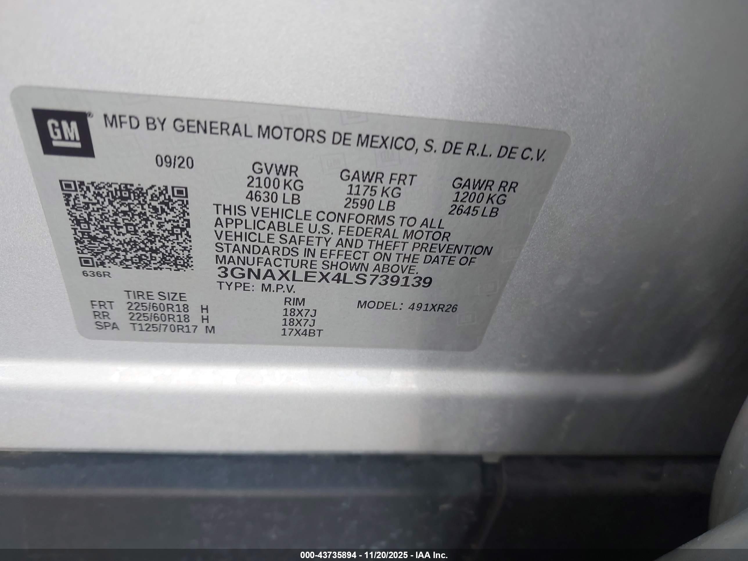 CHEVROLET EQUINOX image 9
