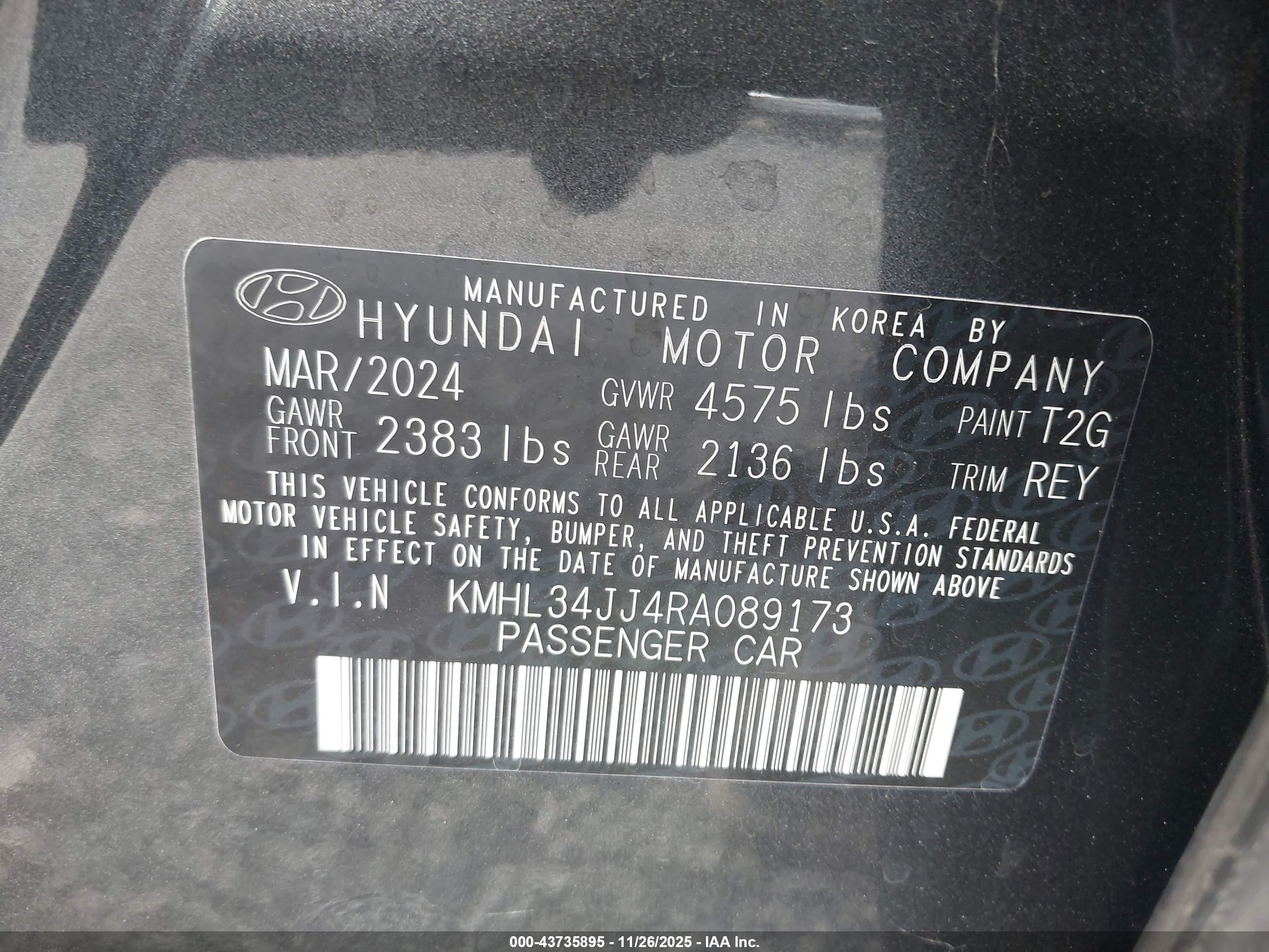 HYUNDAI SONATA image 9