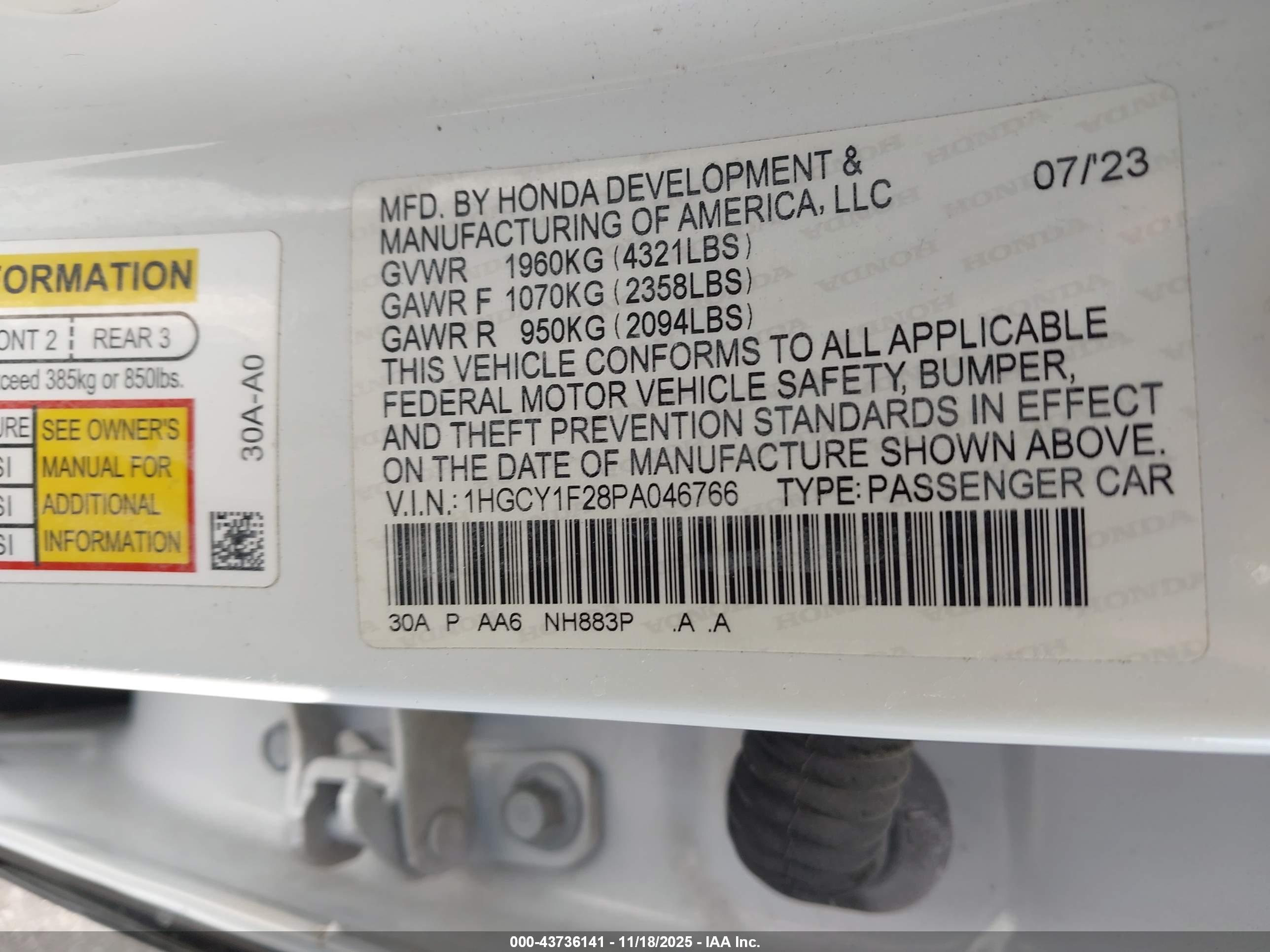 HONDA ACCORD image 9