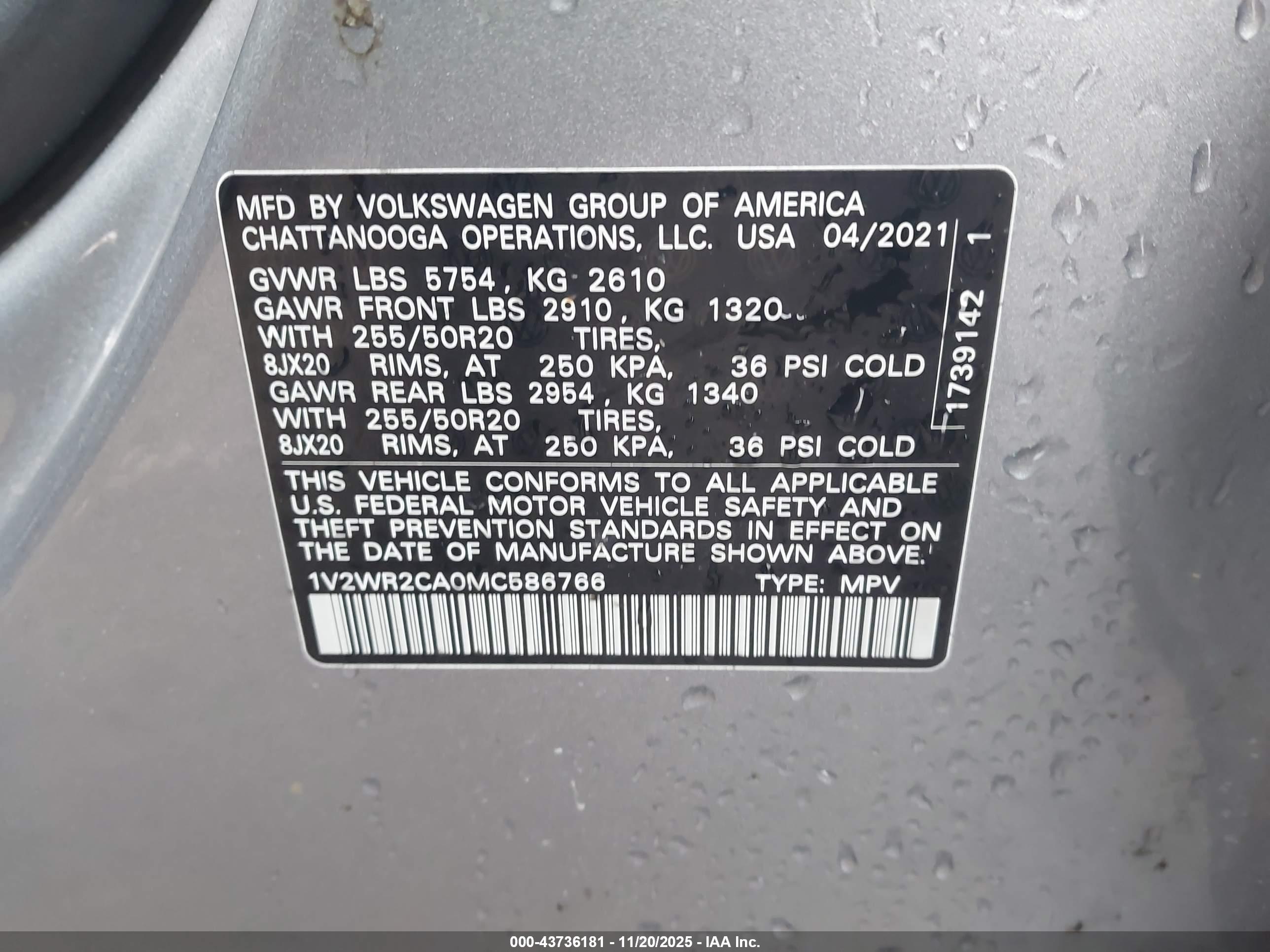 VOLKSWAGEN ATLAS image 9