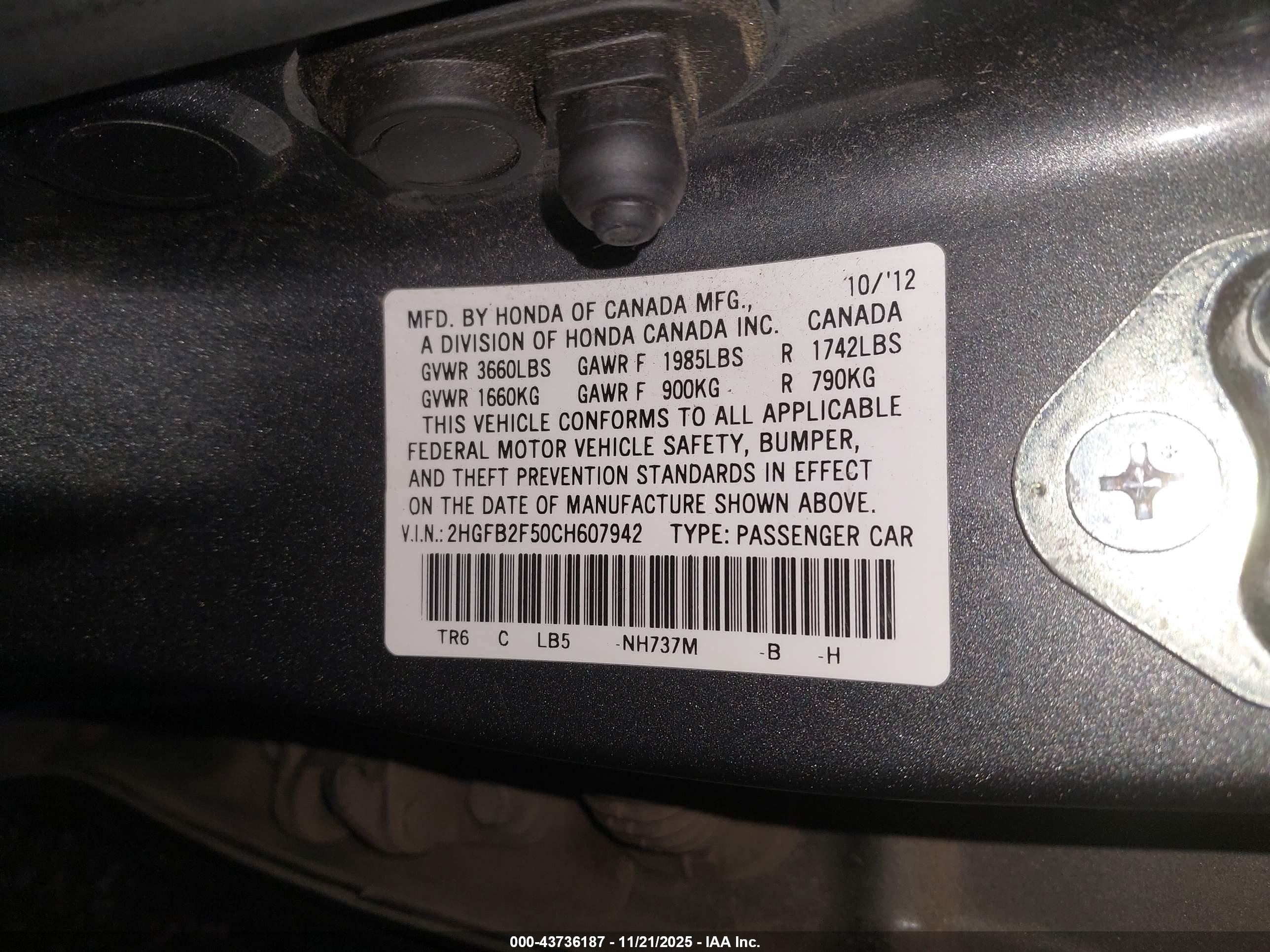 HONDA CIVIC image 9