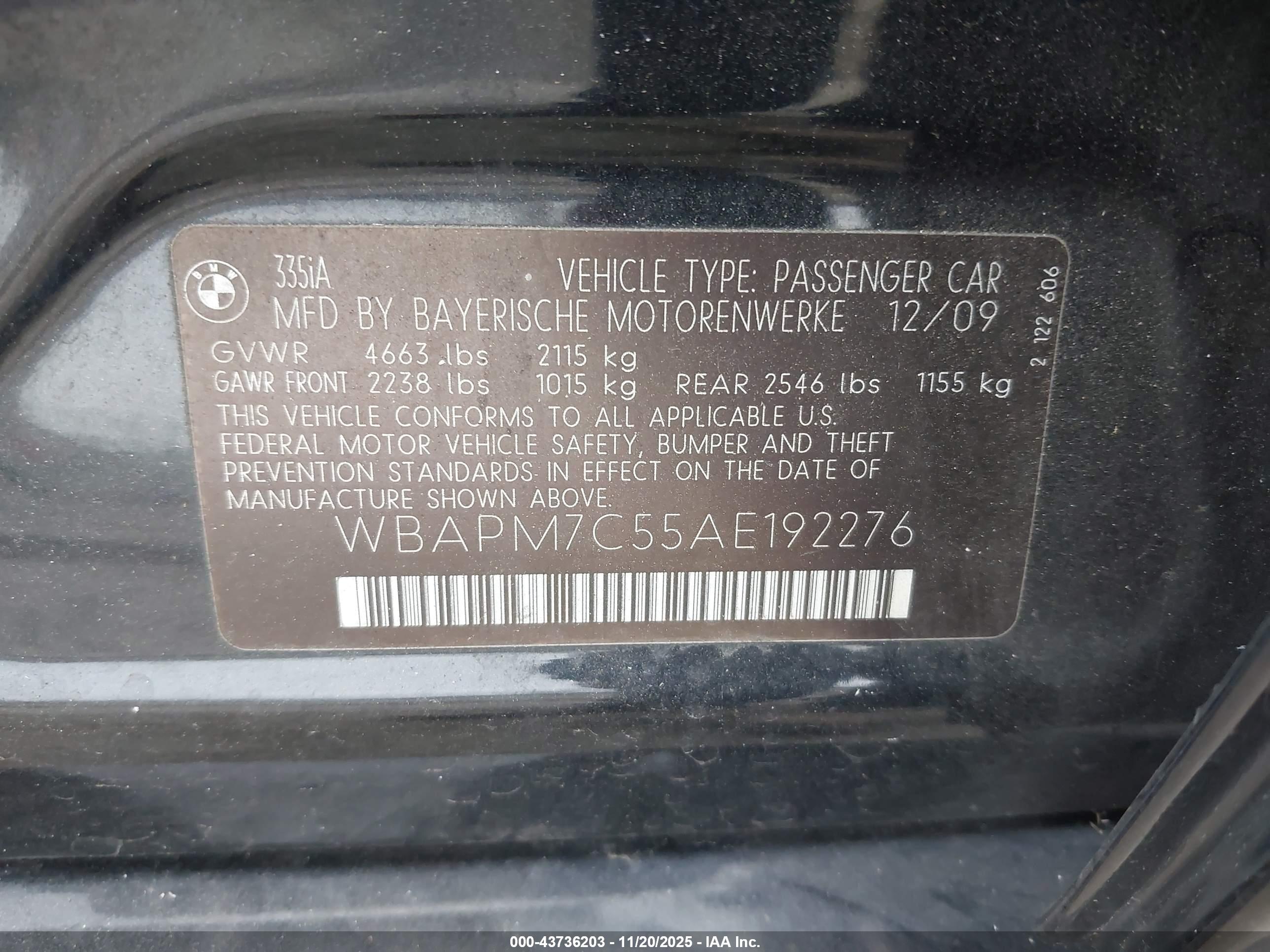 BMW 335I image 9