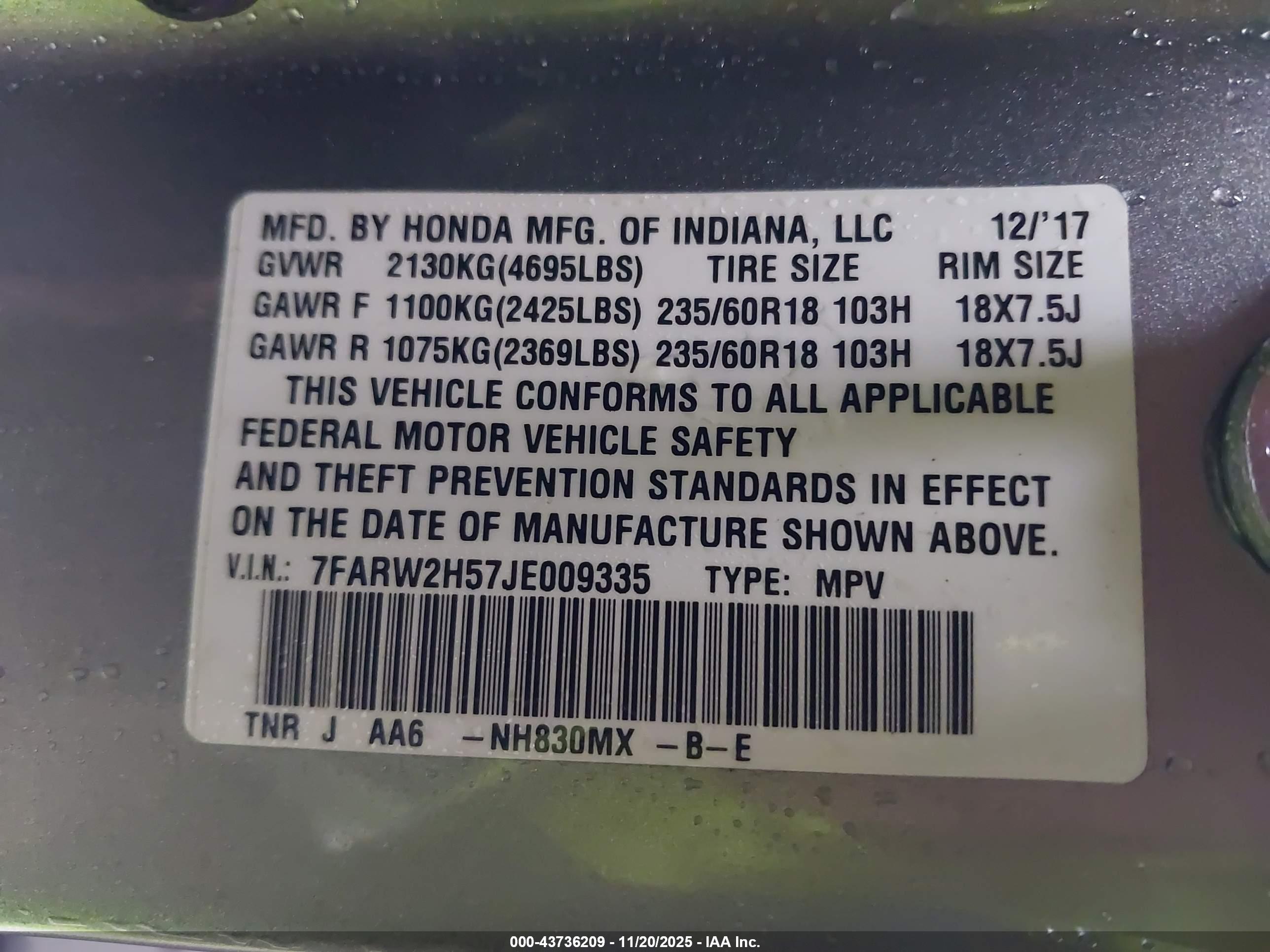 HONDA CR-V image 9