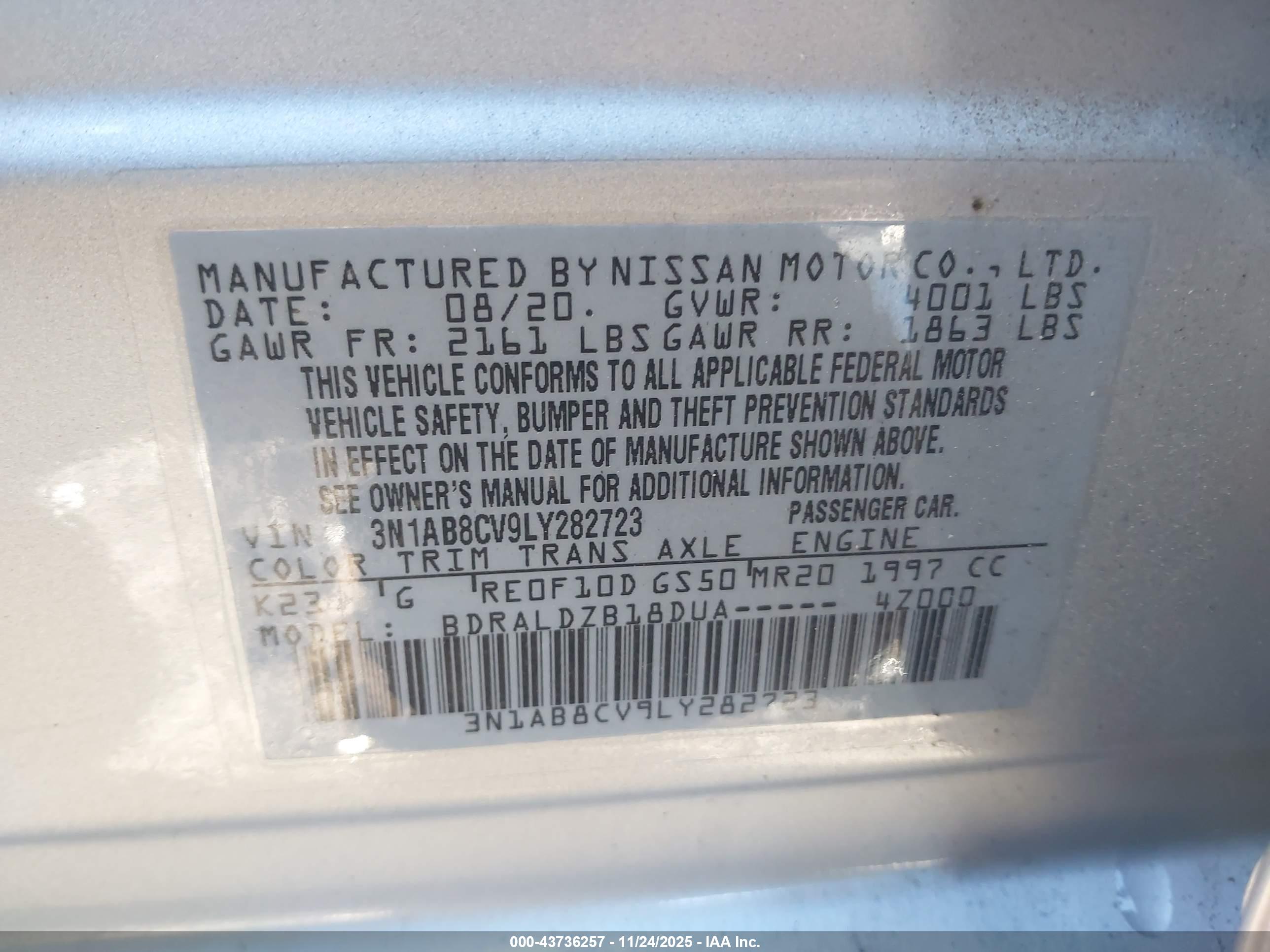 NISSAN SENTRA image 9