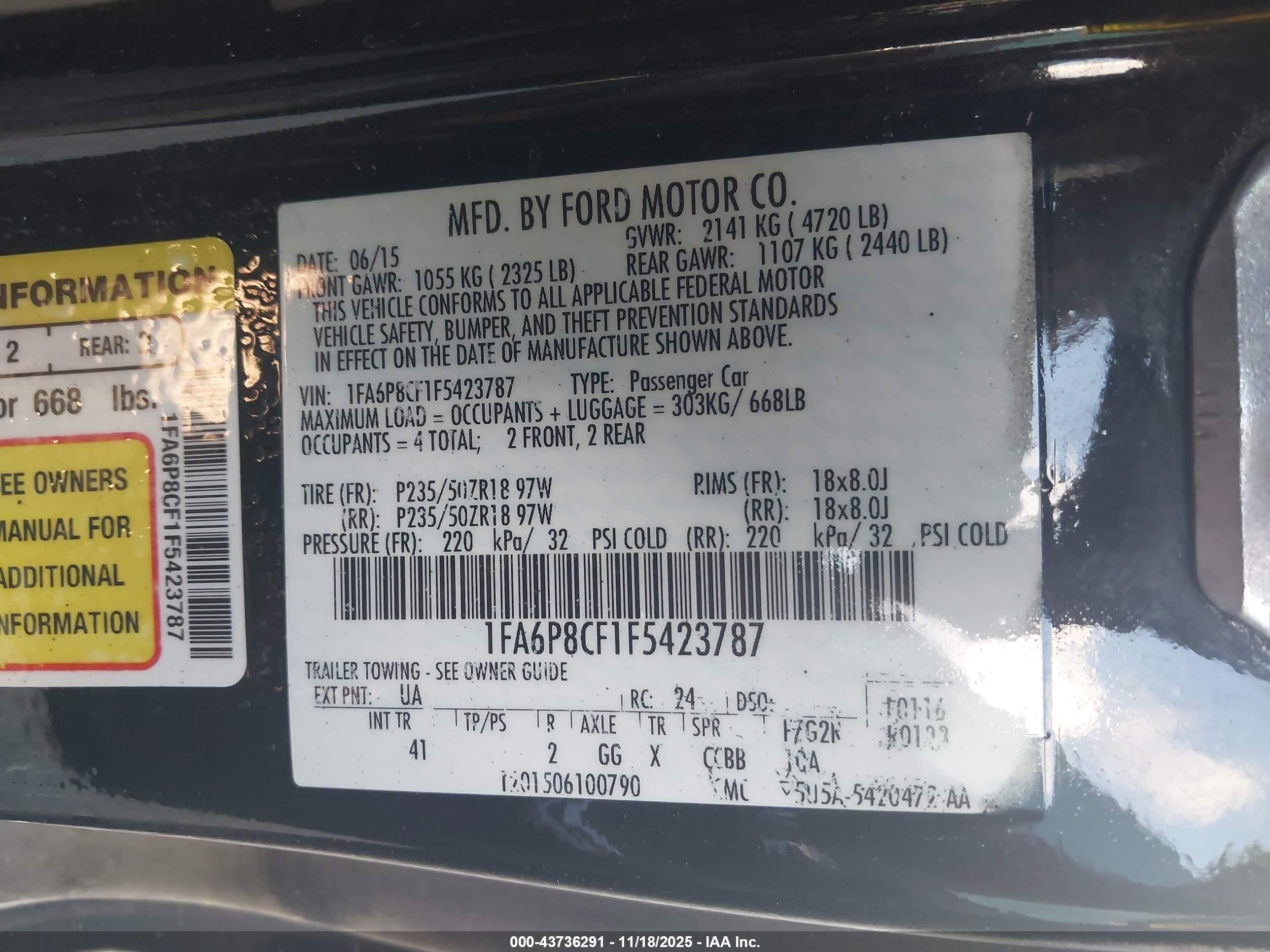 FORD MUSTANG image 9
