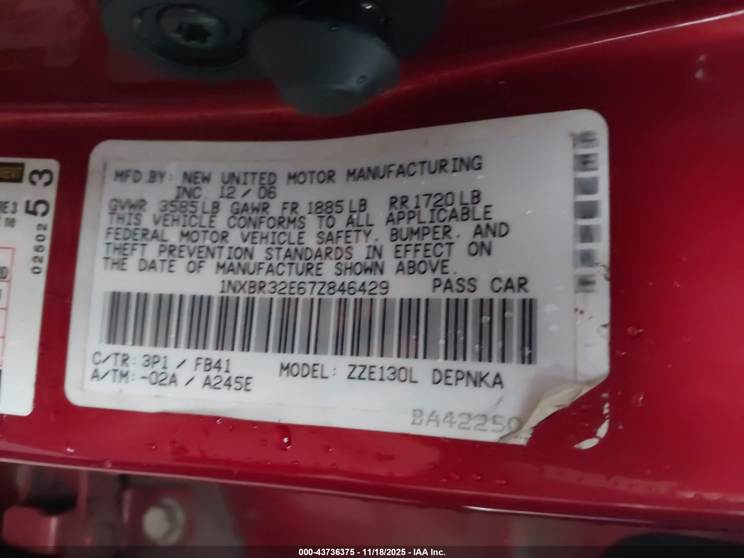 TOYOTA COROLLA image 9