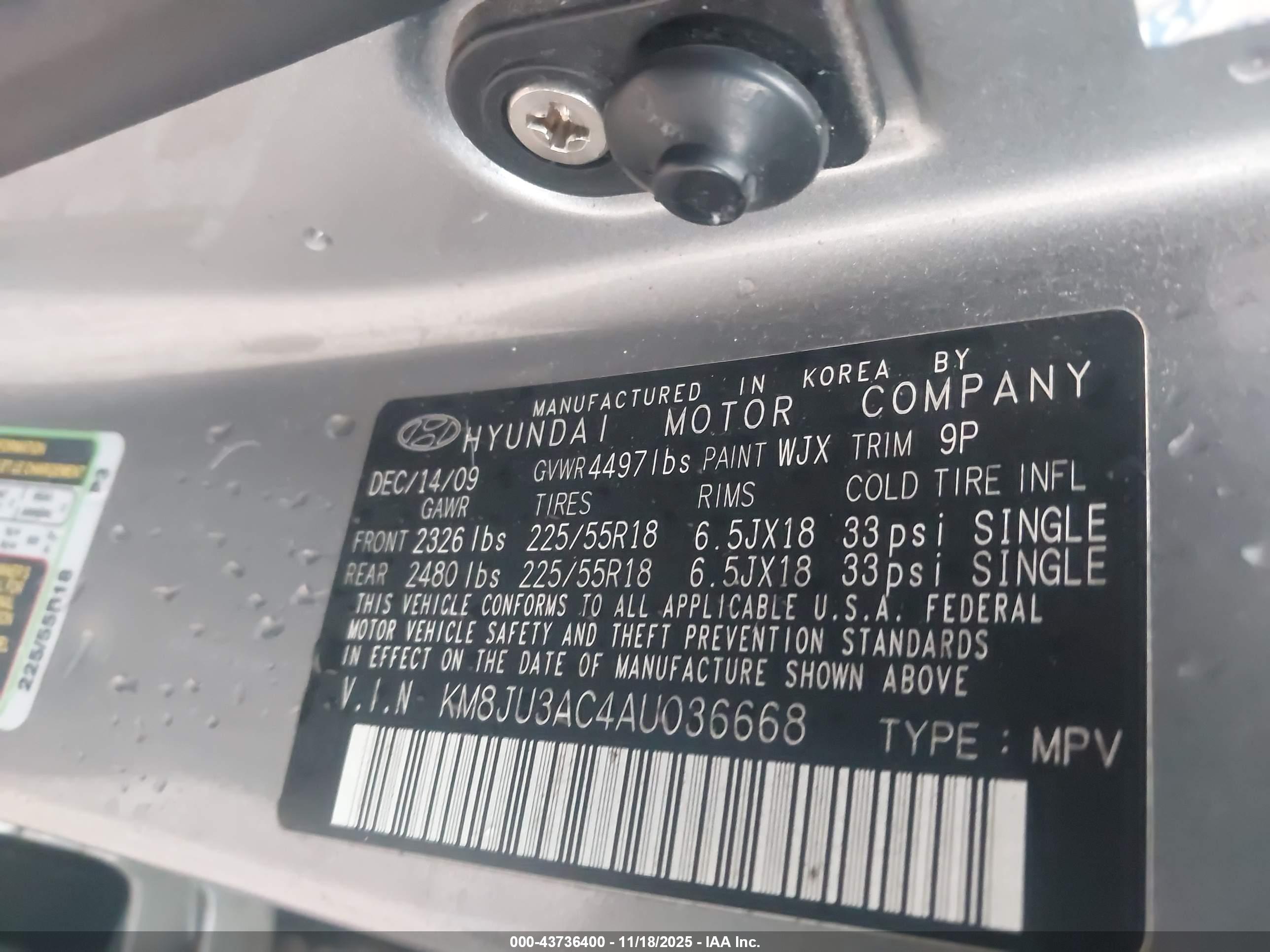 HYUNDAI TUCSON image 9