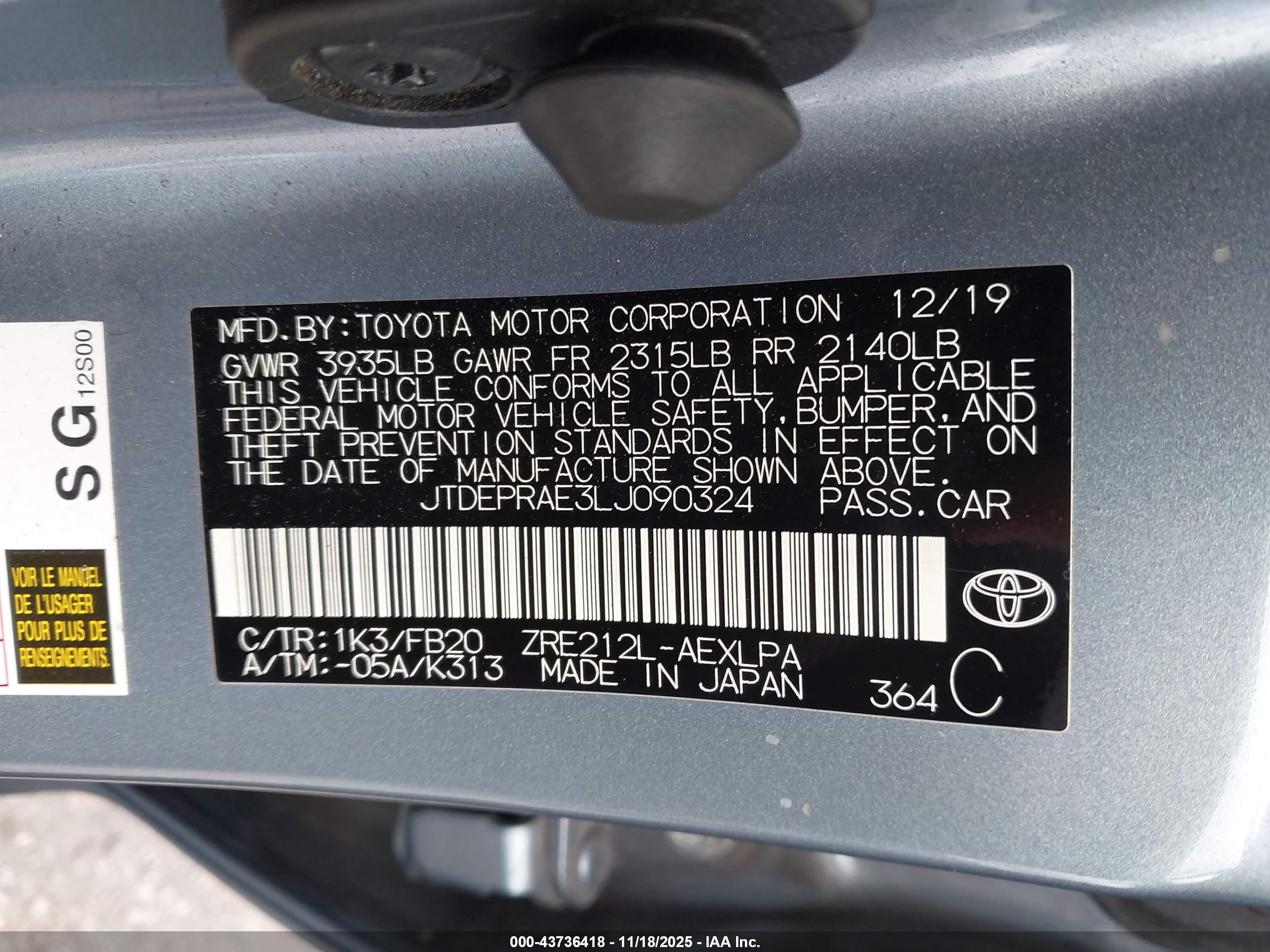 TOYOTA COROLLA image 9