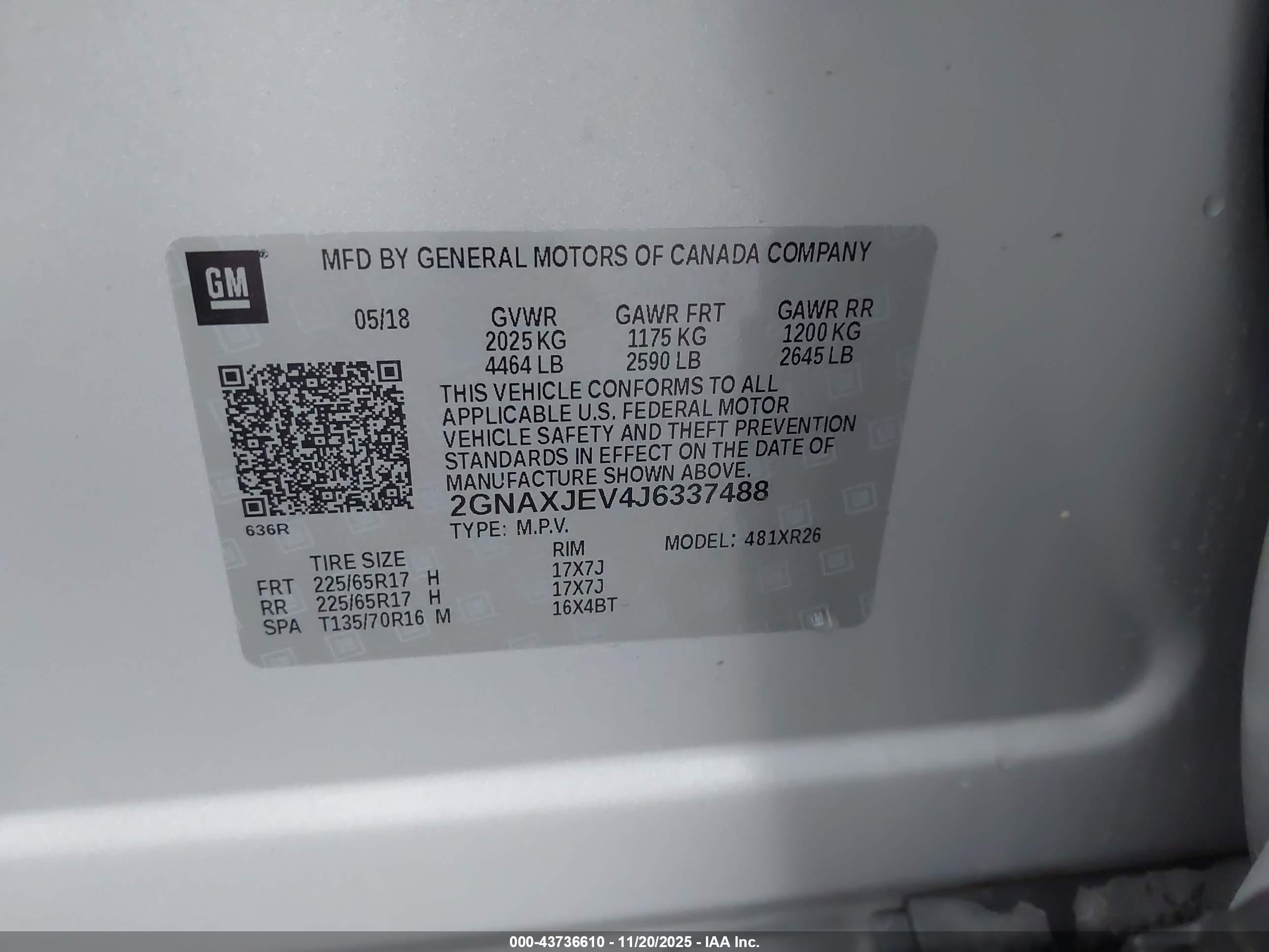 CHEVROLET EQUINOX image 9