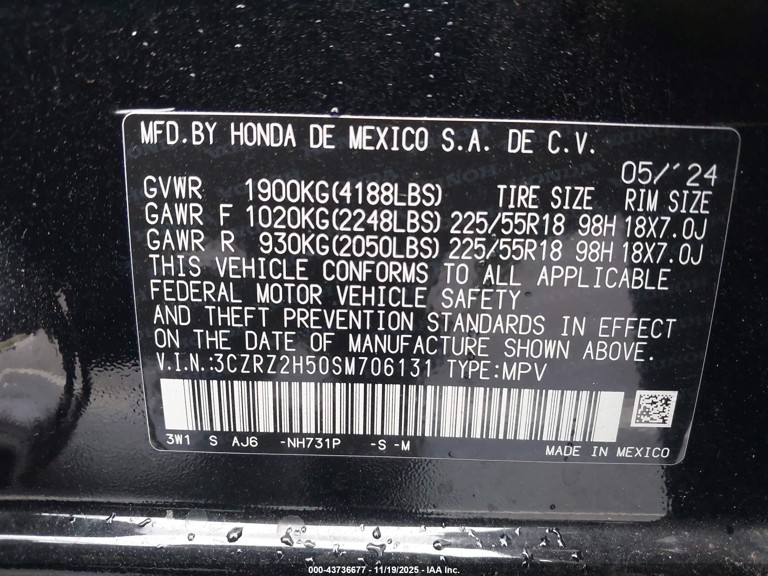 HONDA HR-V image 9