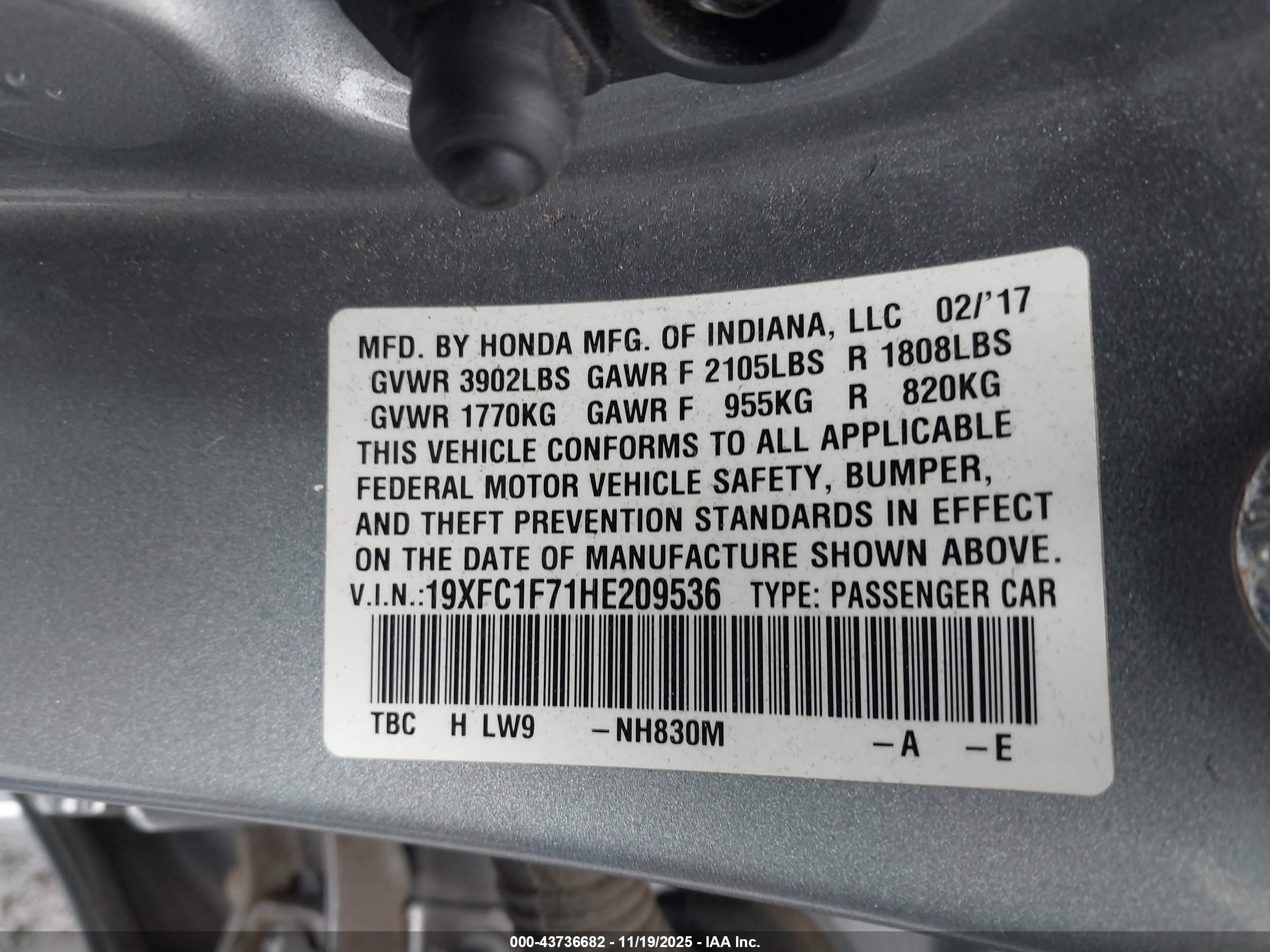 HONDA CIVIC image 9