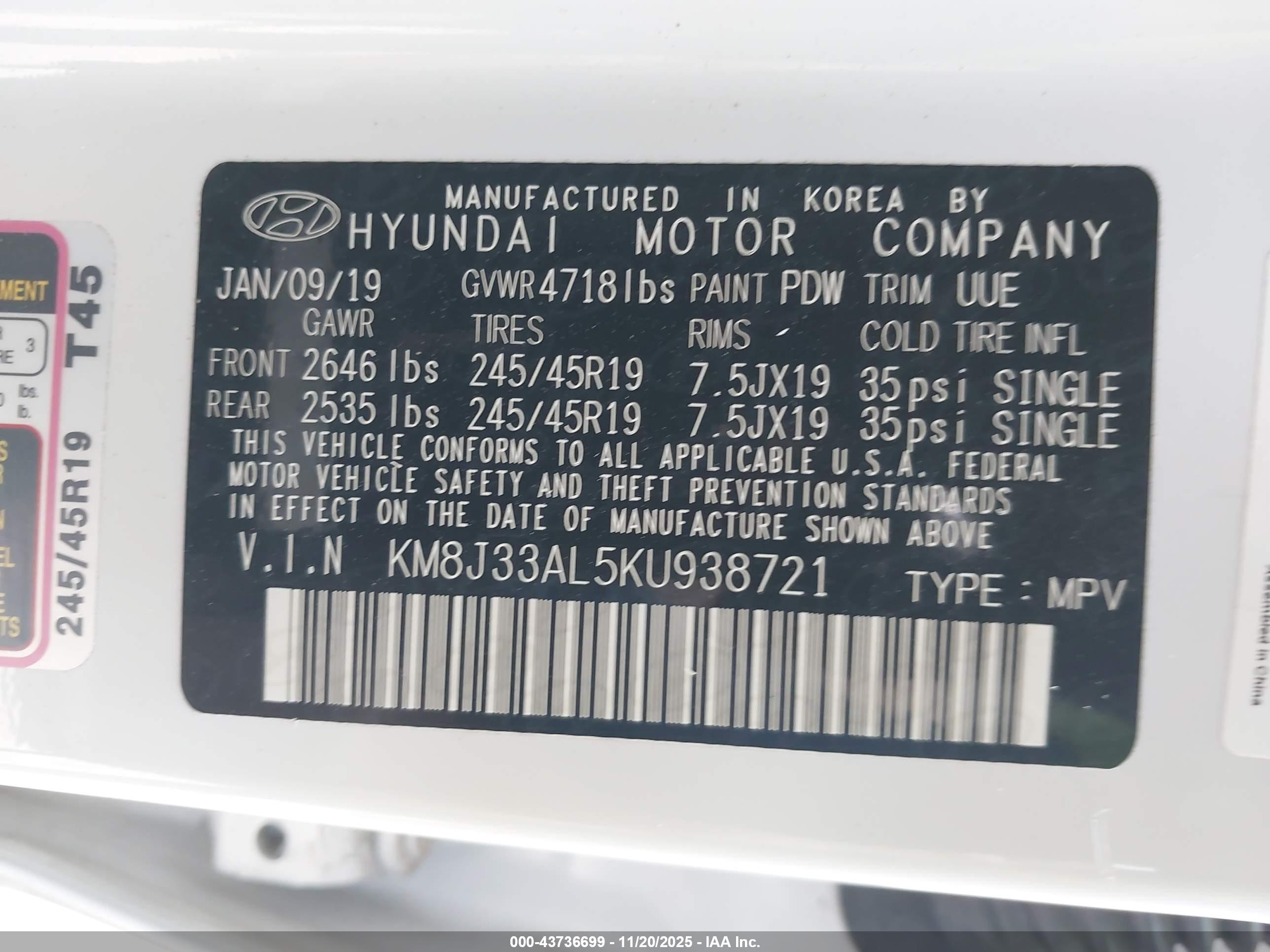 HYUNDAI TUCSON image 9