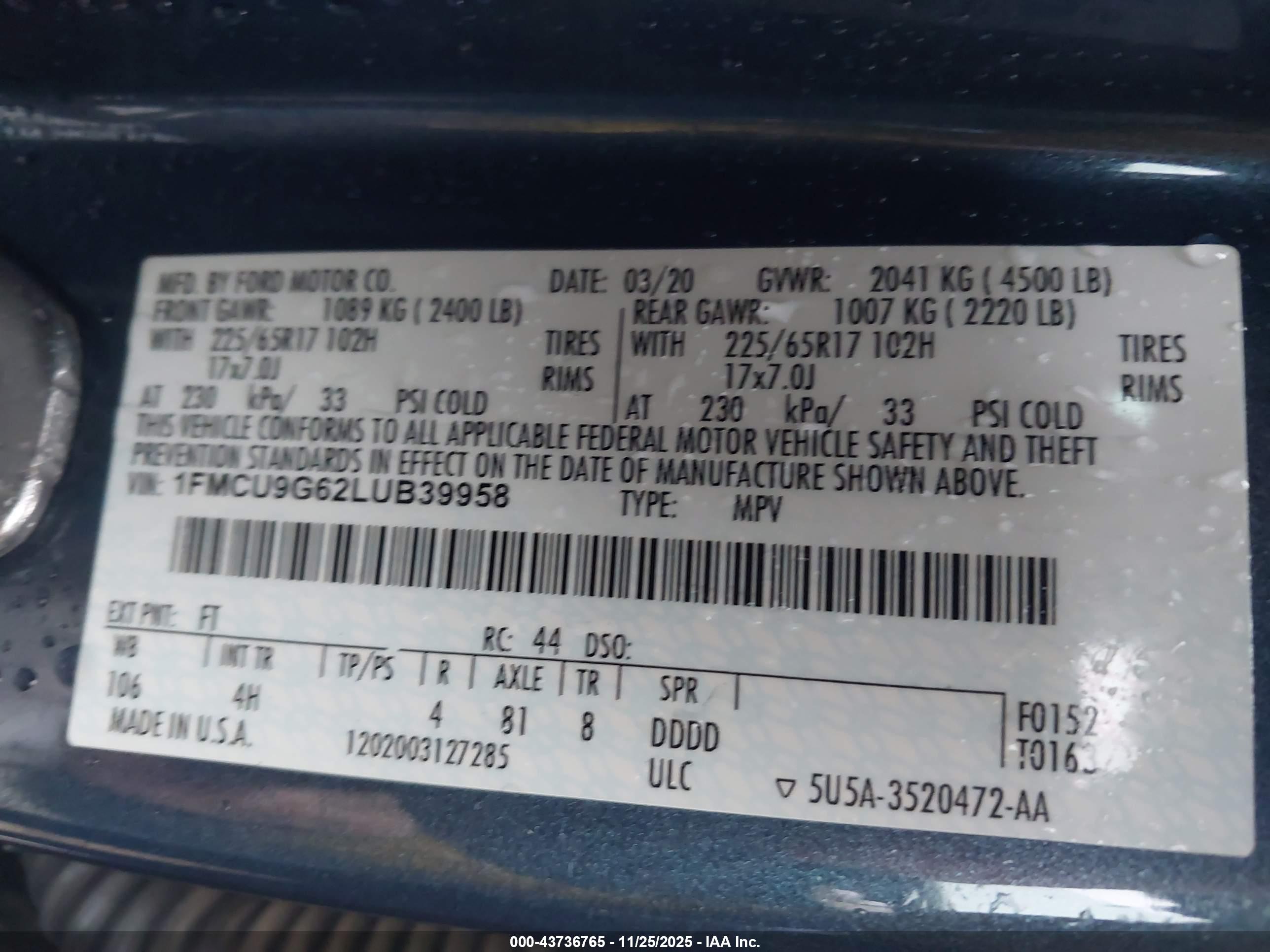FORD ESCAPE image 9