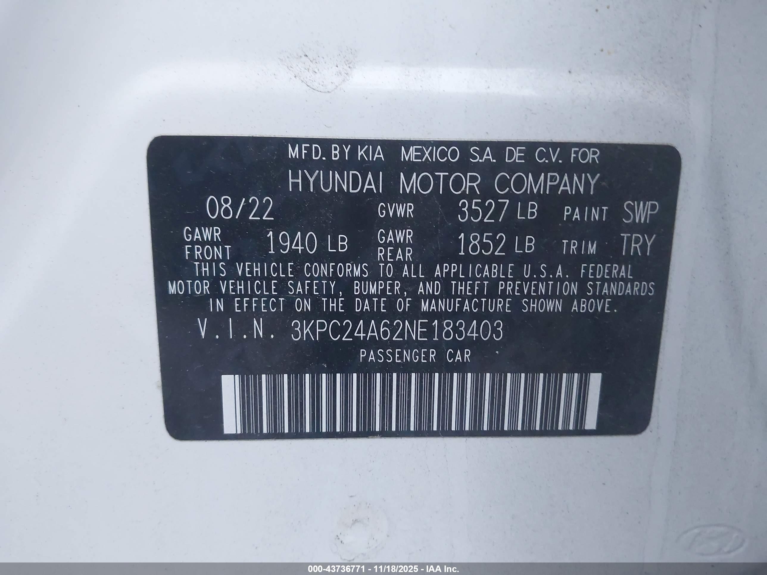 HYUNDAI ACCENT image 9
