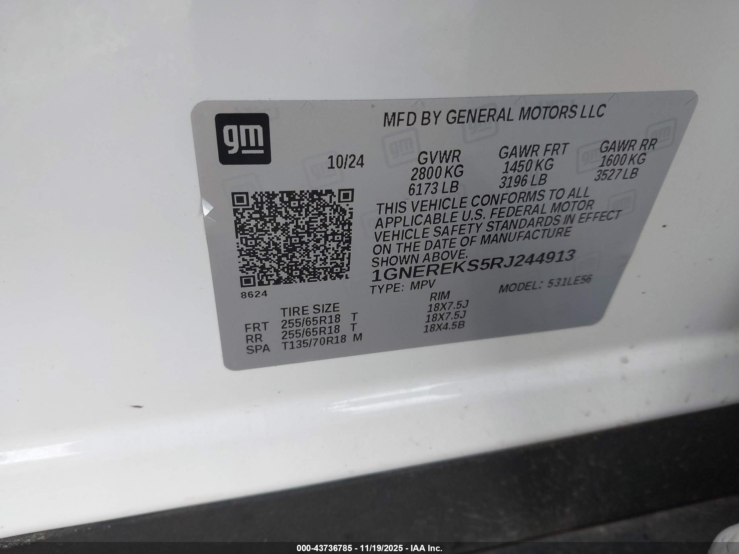 CHEVROLET TRAVERSE image 9