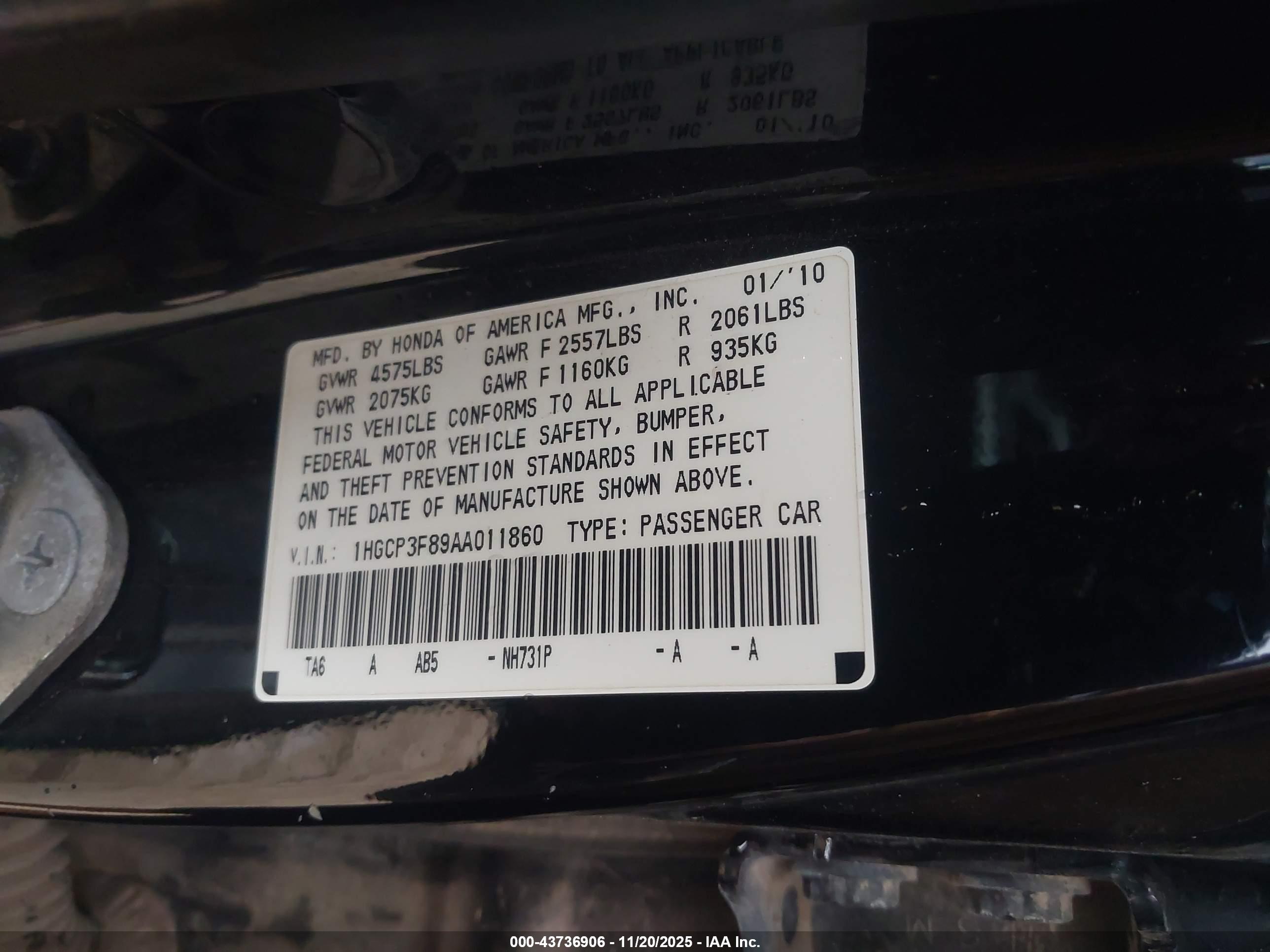 HONDA ACCORD image 9