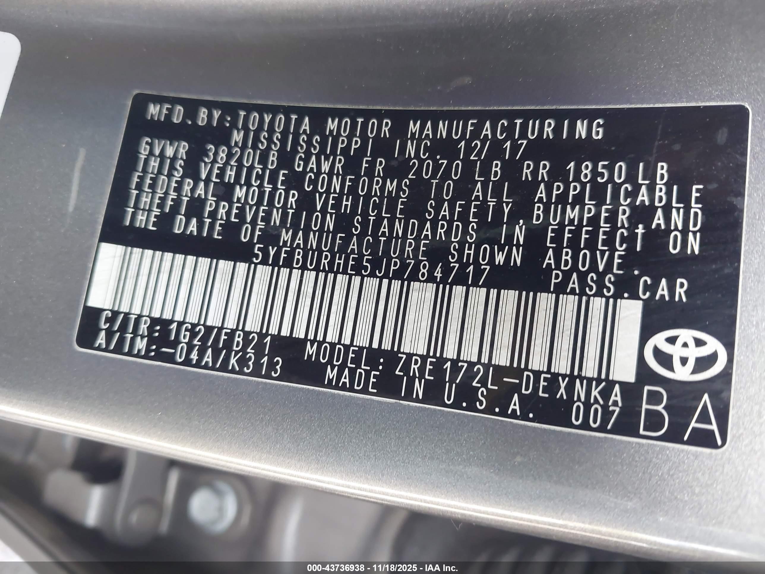 TOYOTA COROLLA image 9