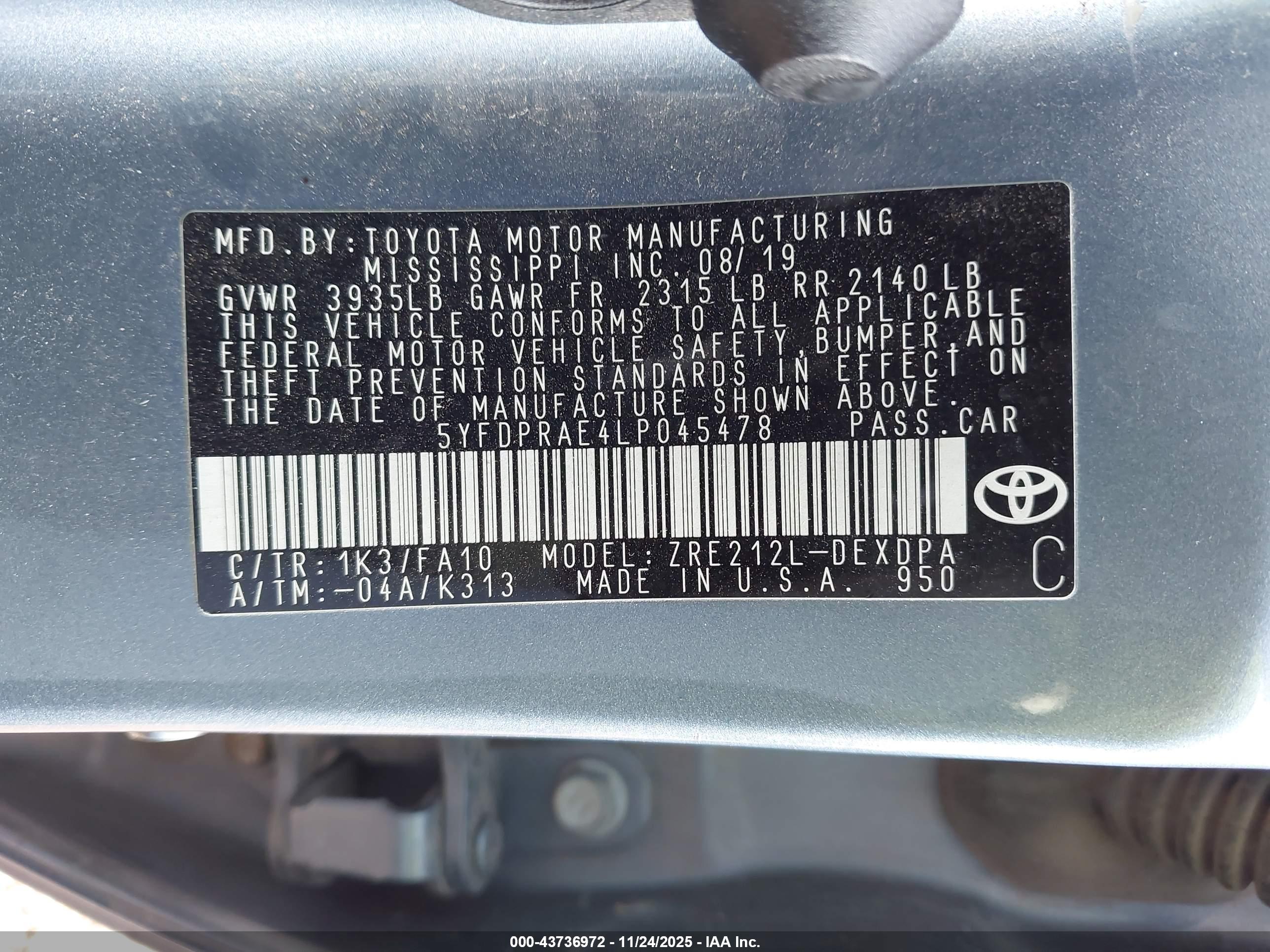 TOYOTA COROLLA image 9