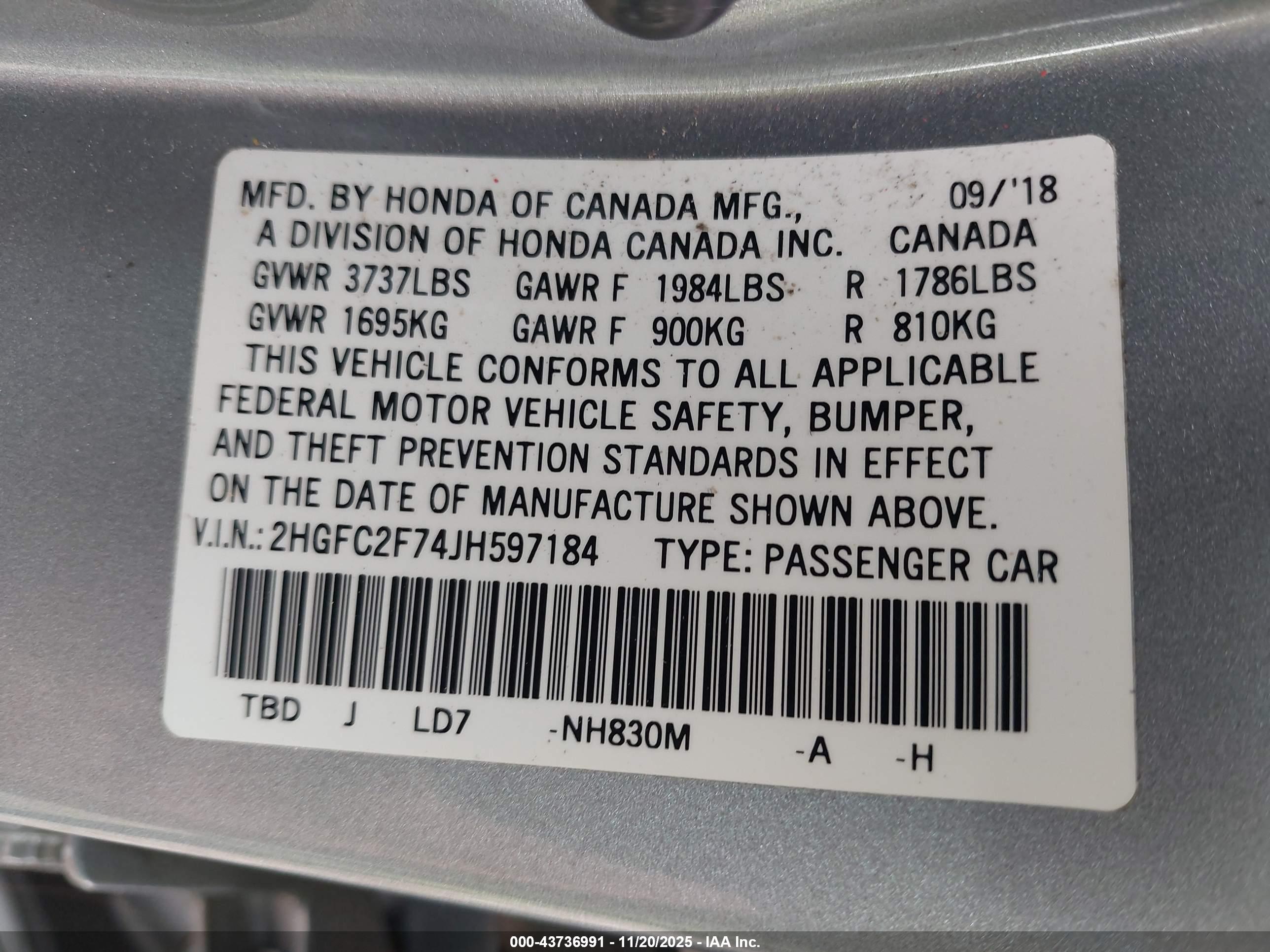 HONDA CIVIC image 9