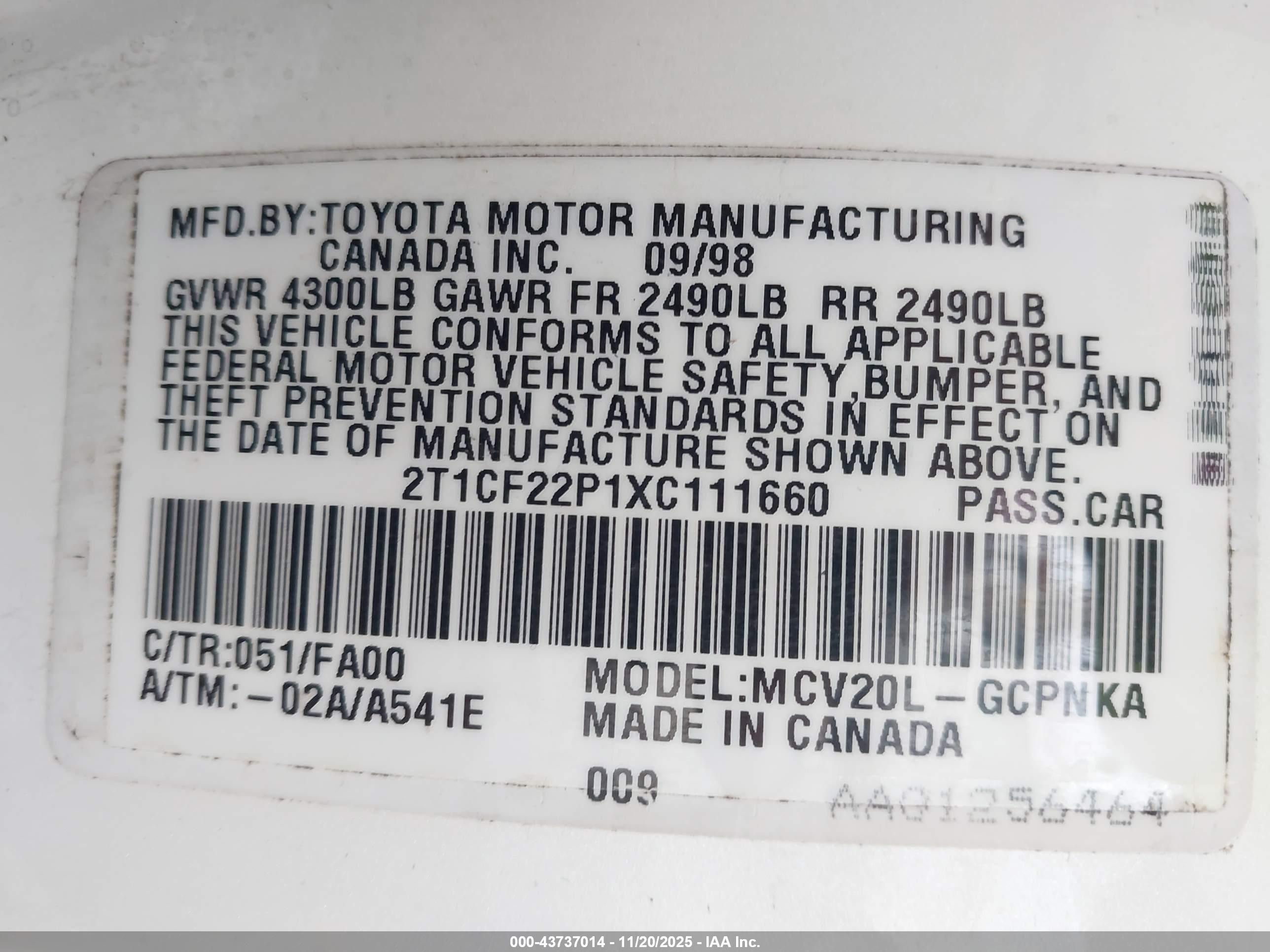 TOYOTA CAMRY image 9