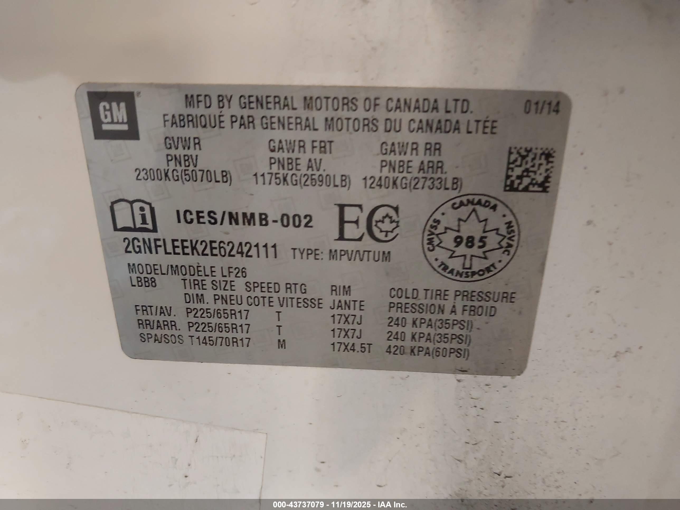 CHEVROLET EQUINOX image 9