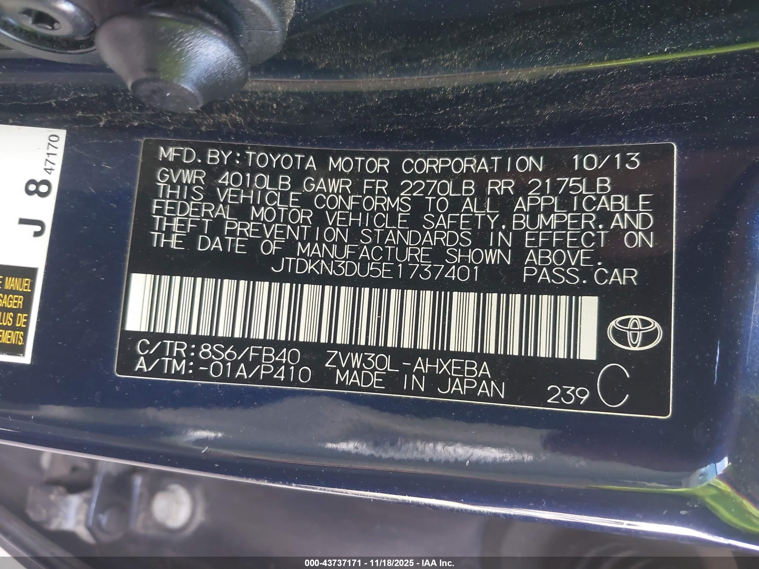 TOYOTA PRIUS image 9