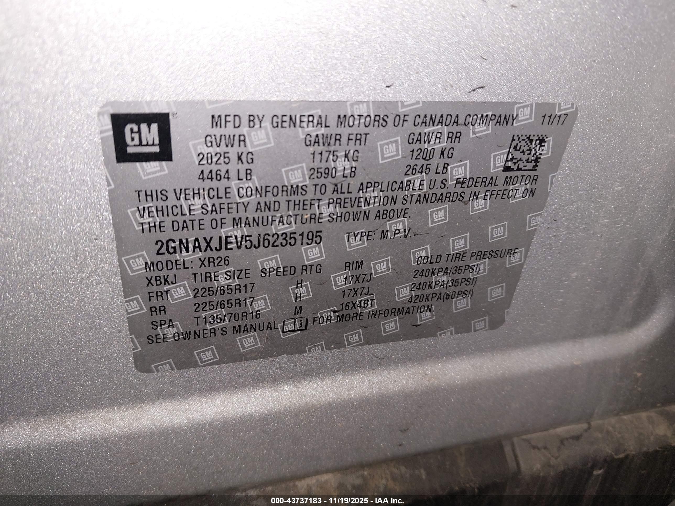 CHEVROLET EQUINOX image 9