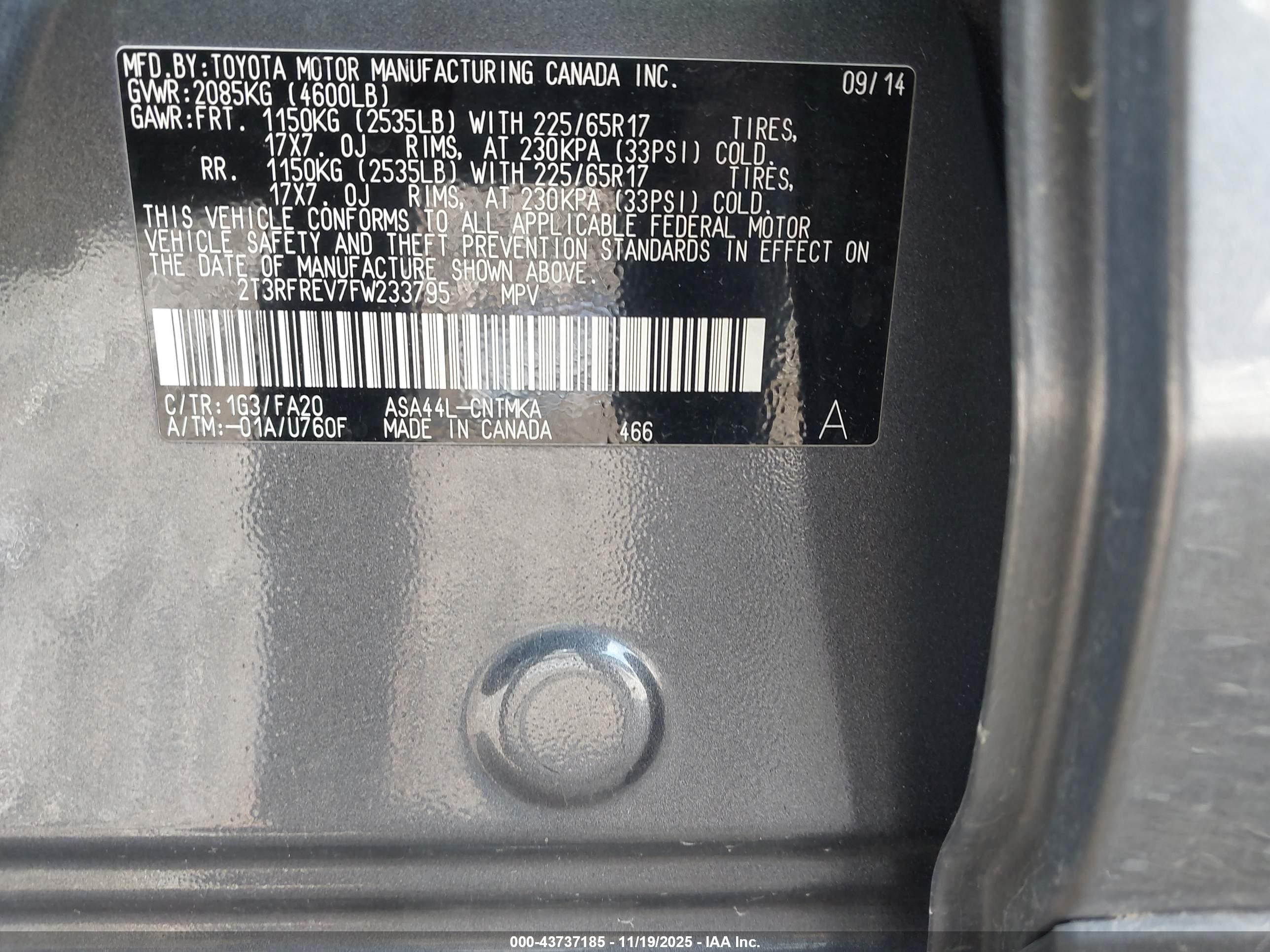 TOYOTA RAV4 image 9